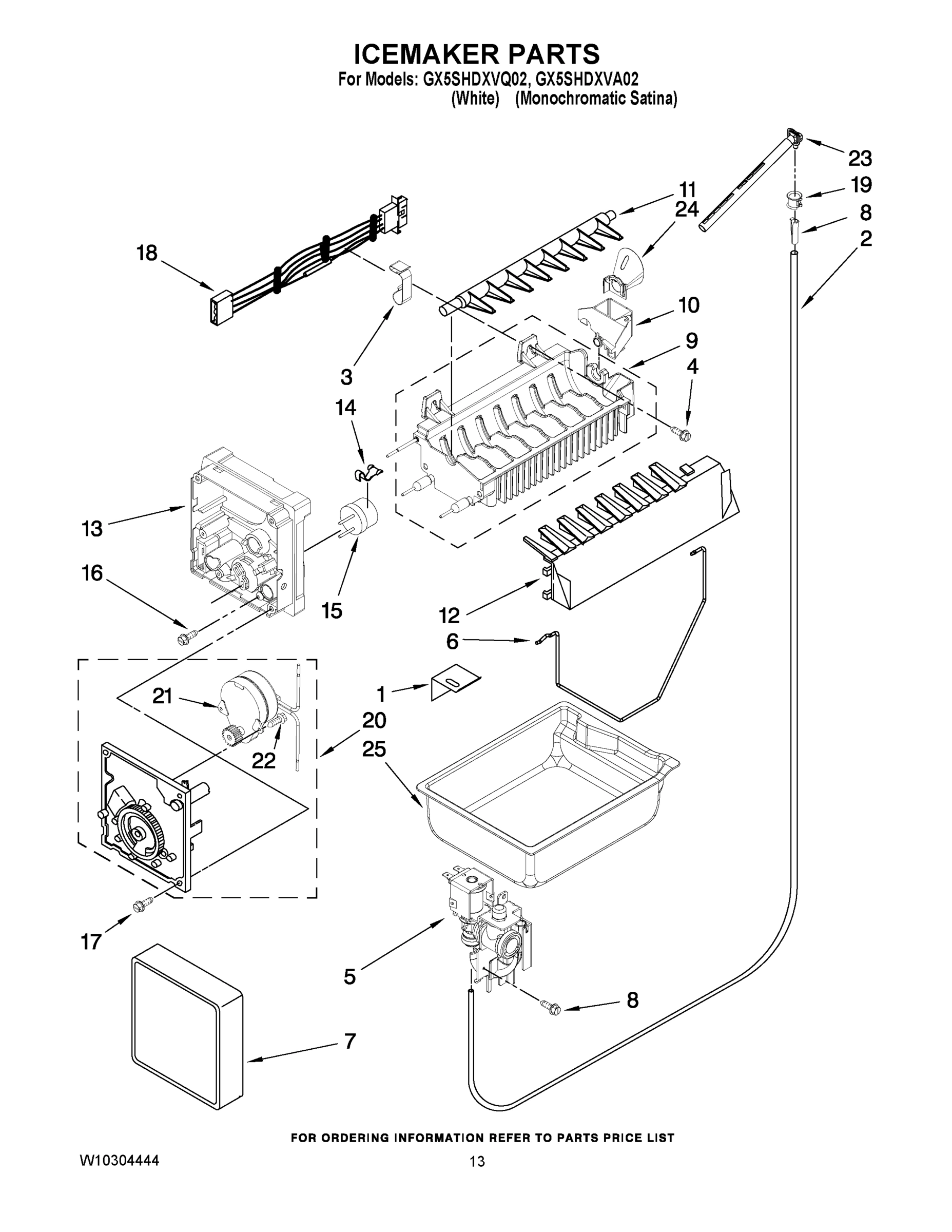 08 - ICEMAKER PARTS