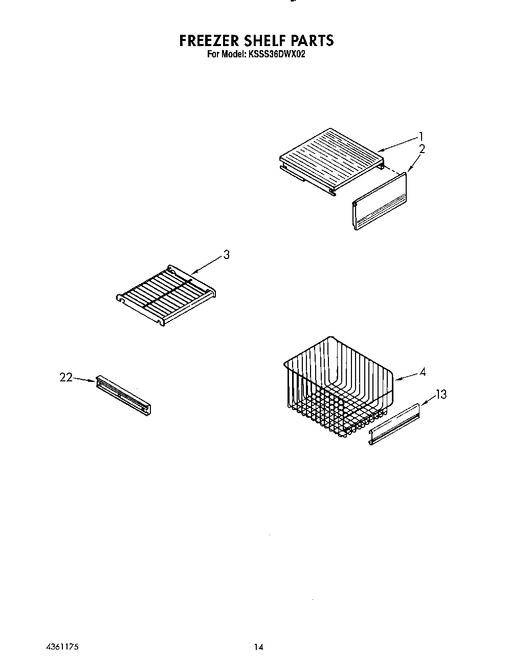 10 - FREEZER SHELF