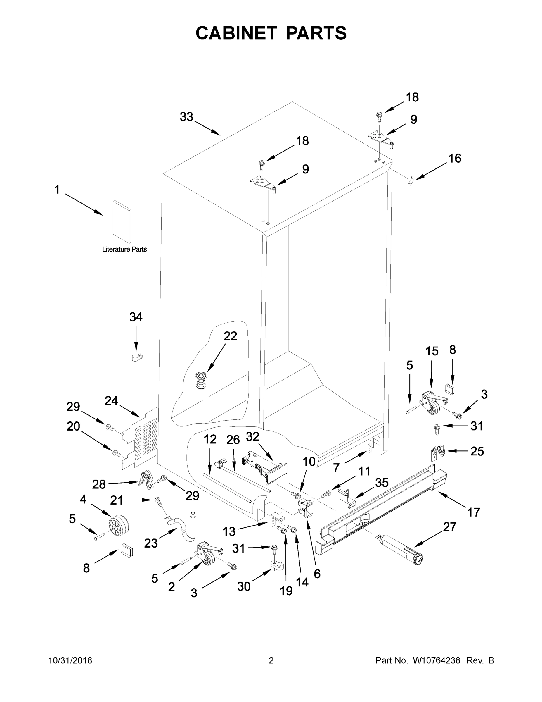 02 - CABINET PARTS