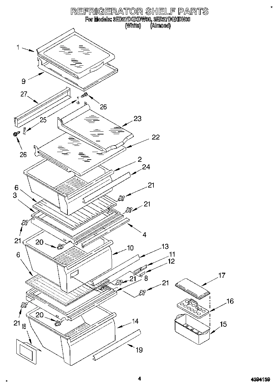 03 - REFRIGERATOR SHELF