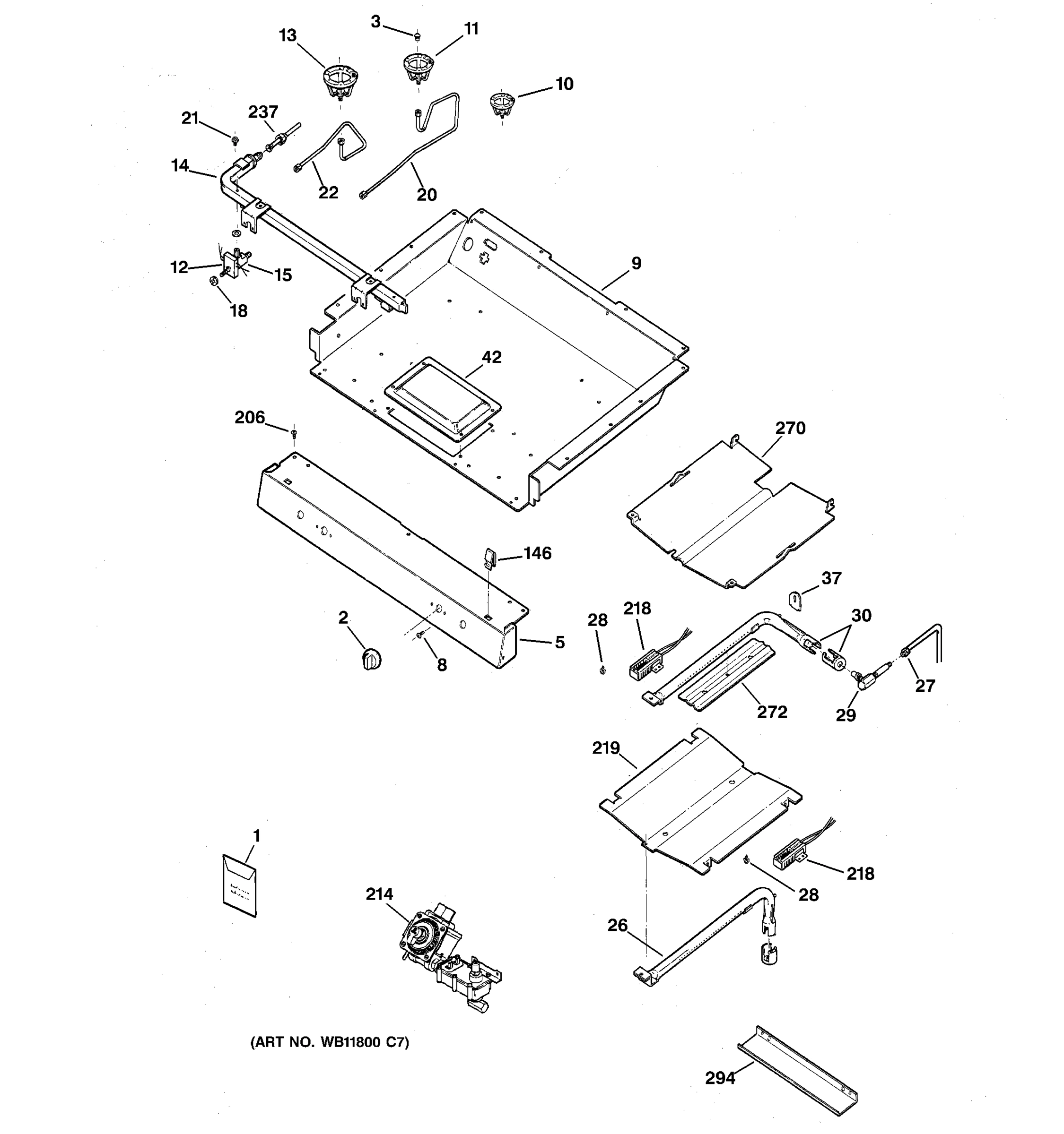 GAS & BURNER PARTS