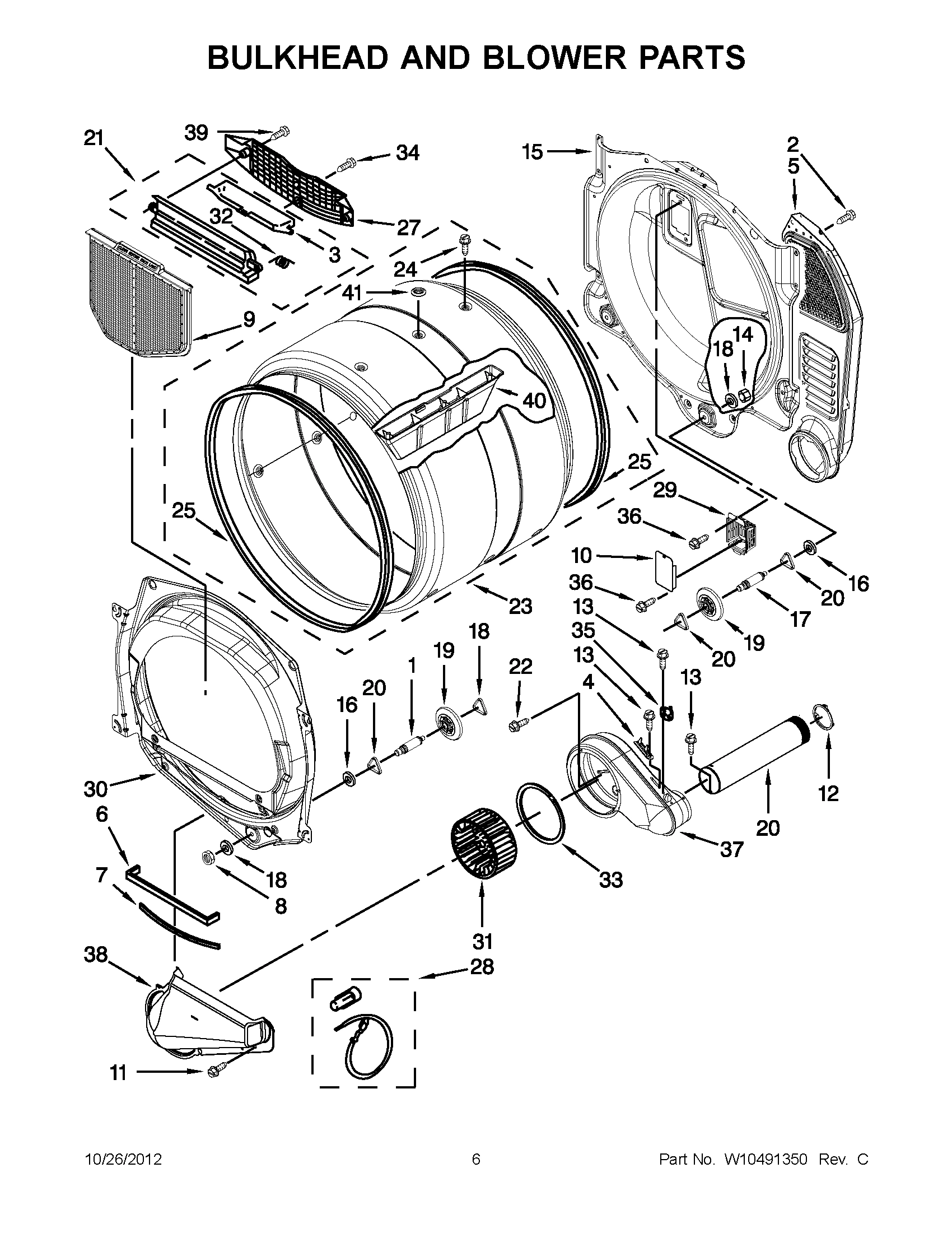 03 - BULKHEAD AND BLOWER PARTS