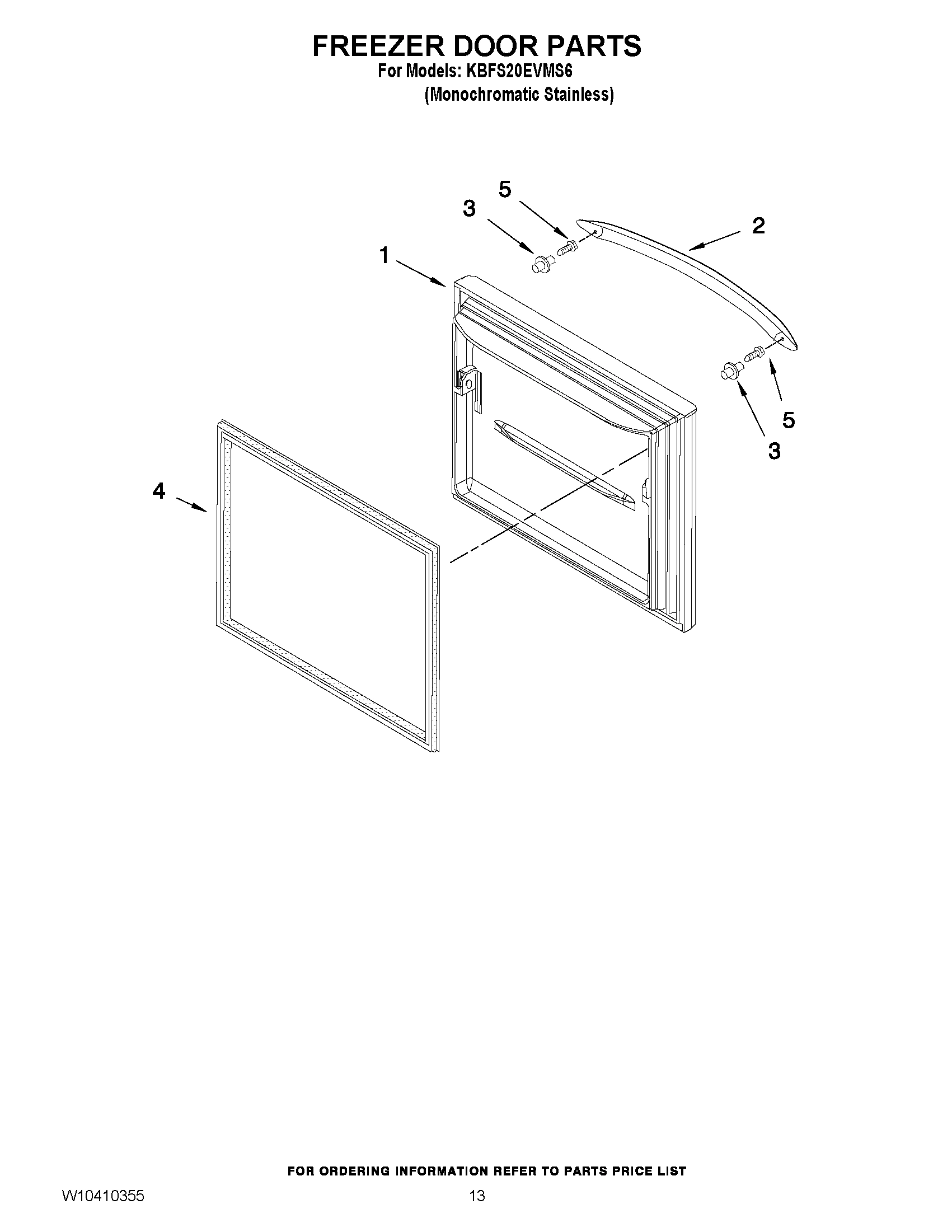 07 - FREEZER DOOR PARTS