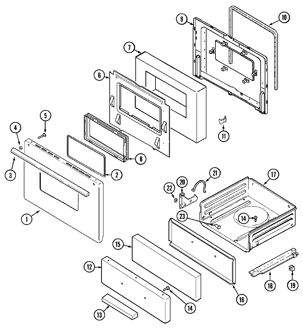 03 - DOOR/DRAWER (3127WTx MODEL)