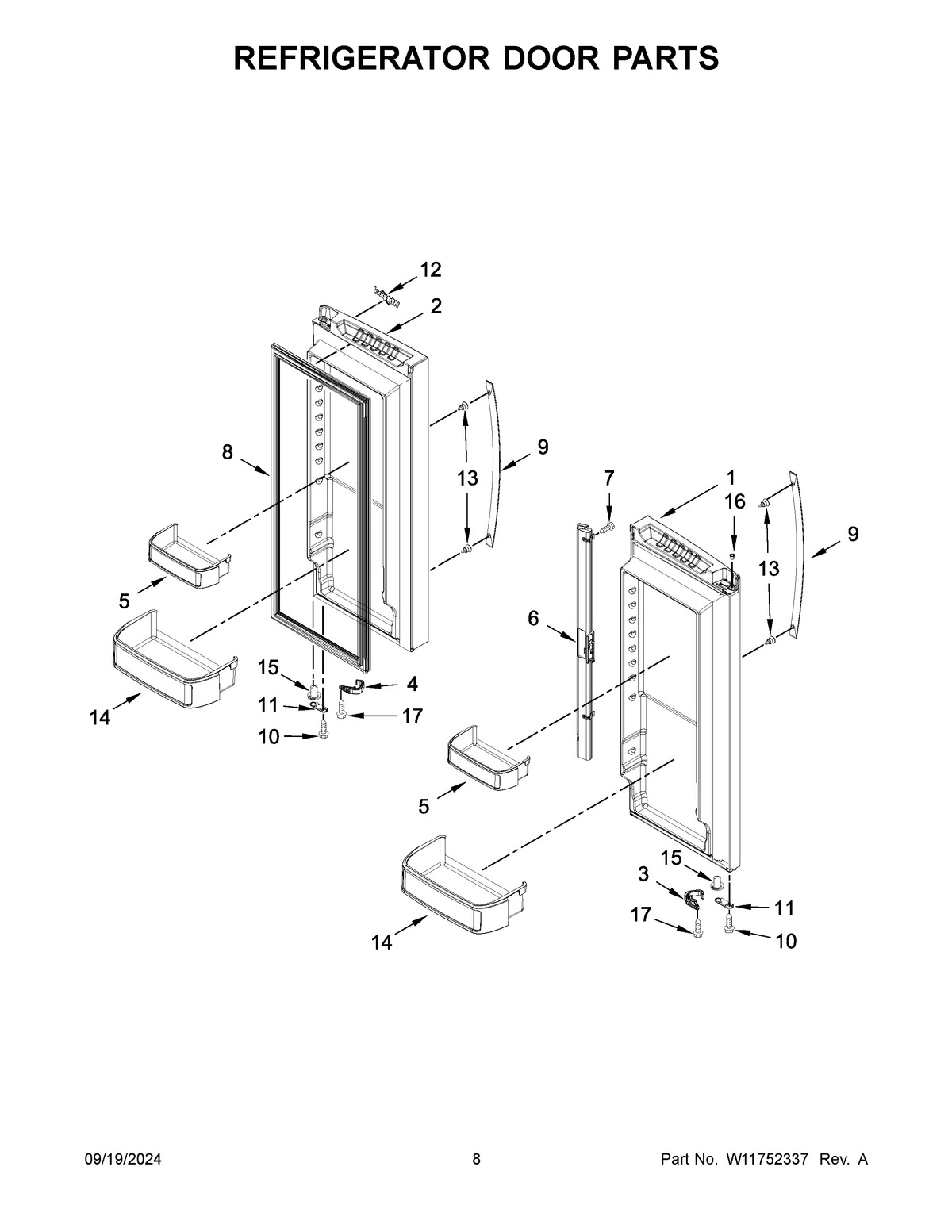 05 - REFRIGERATOR DOOR PARTS