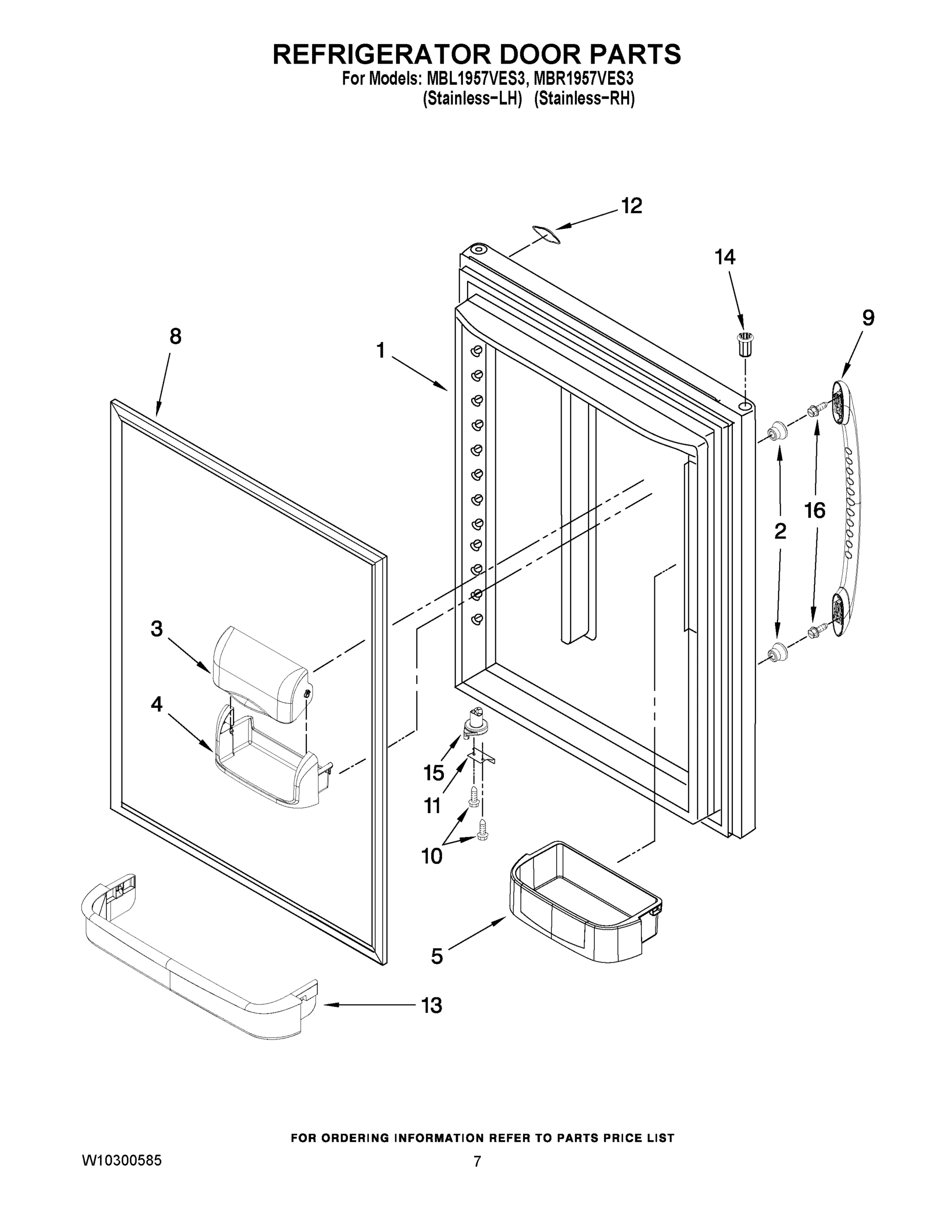 05 - REFRIGERATOR DOOR PARTS