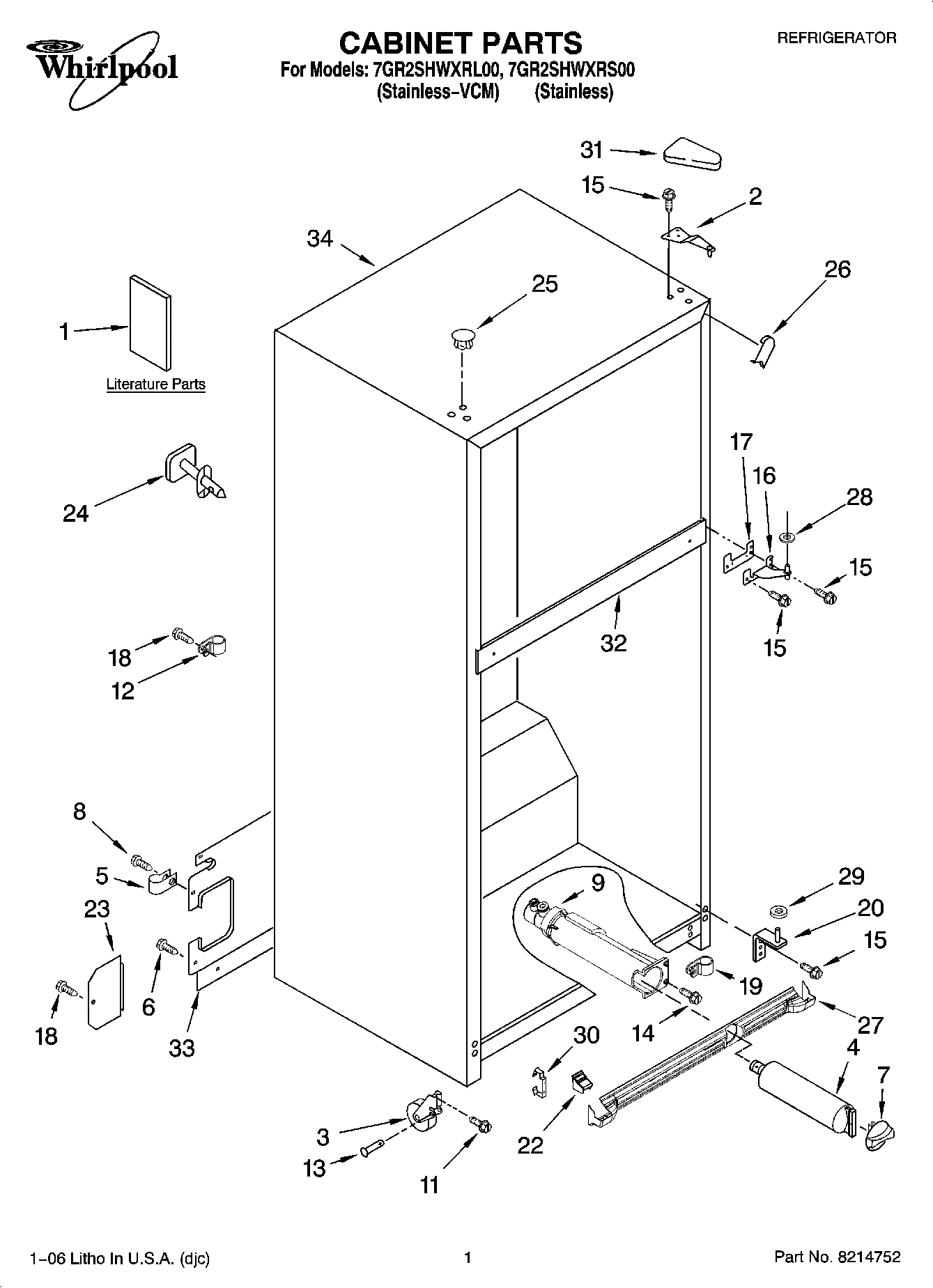 01 - CABINET PARTS