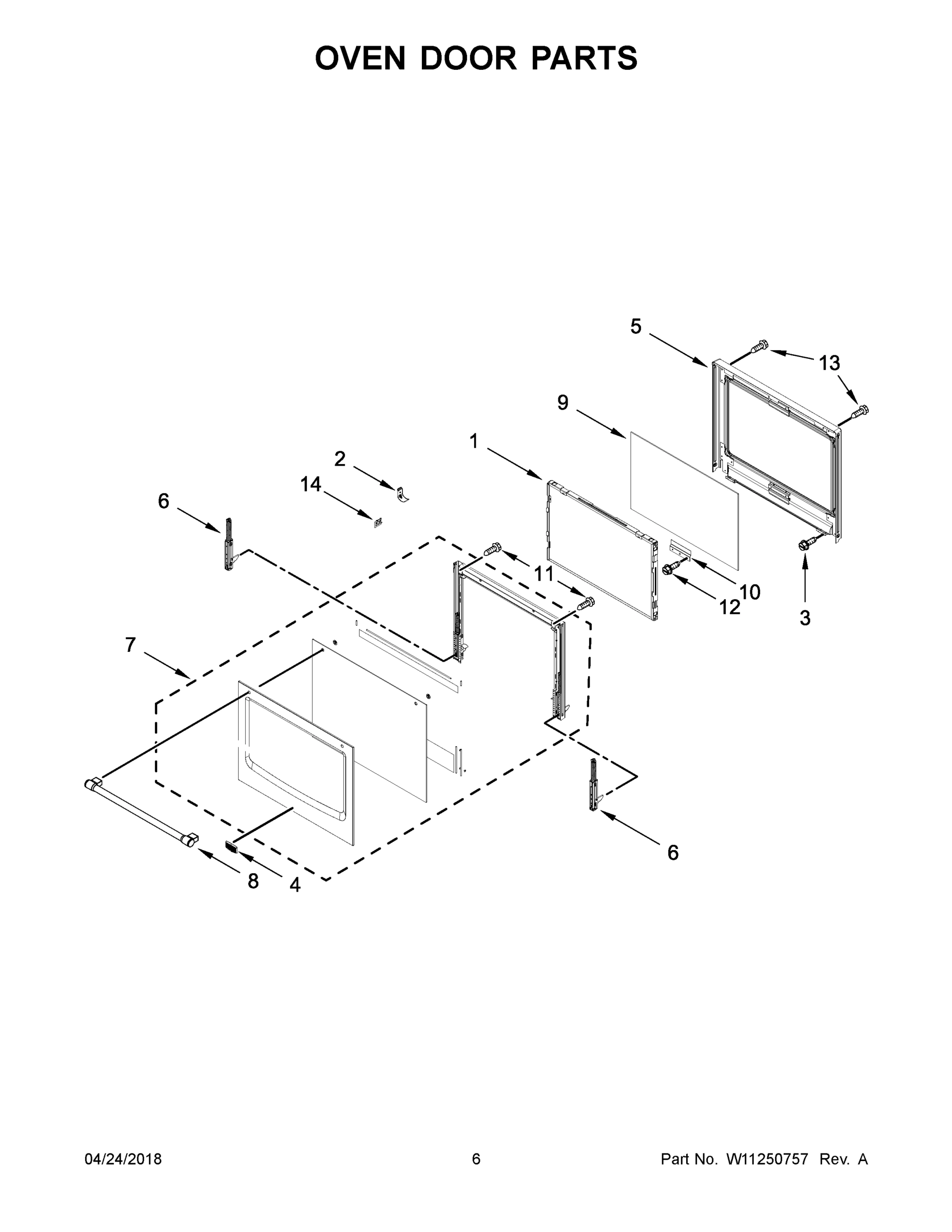04 - OVEN DOOR PARTS