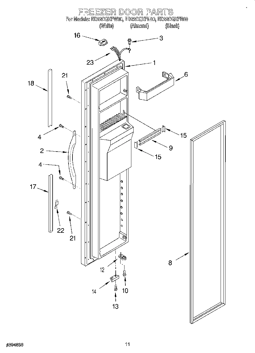 08 - FREEZER DOOR