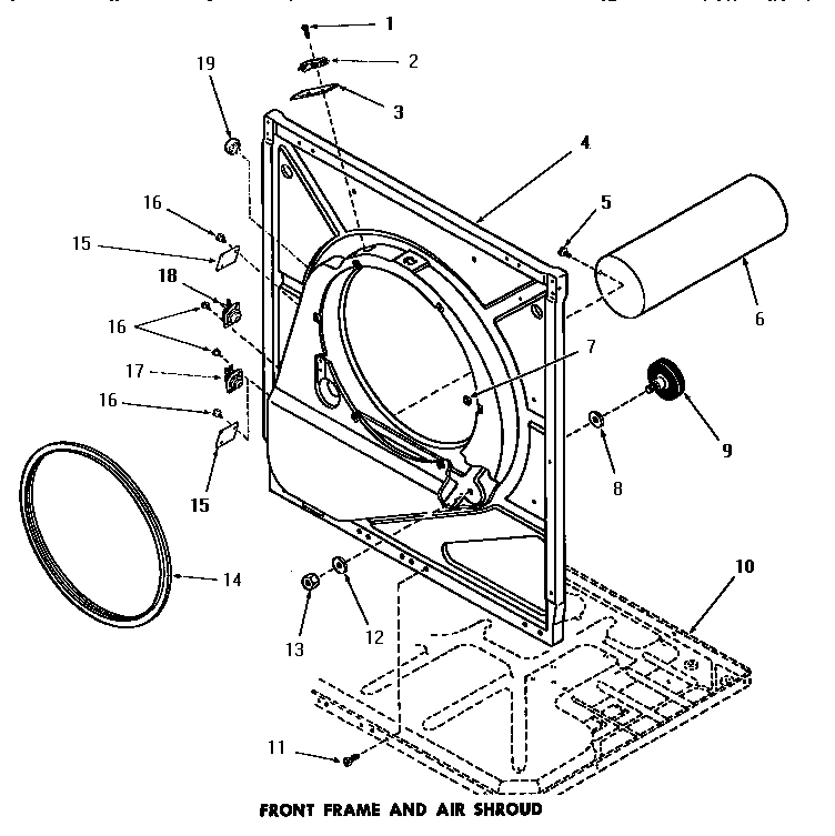 13 - FRONT FRAME & AIR SHROUD
