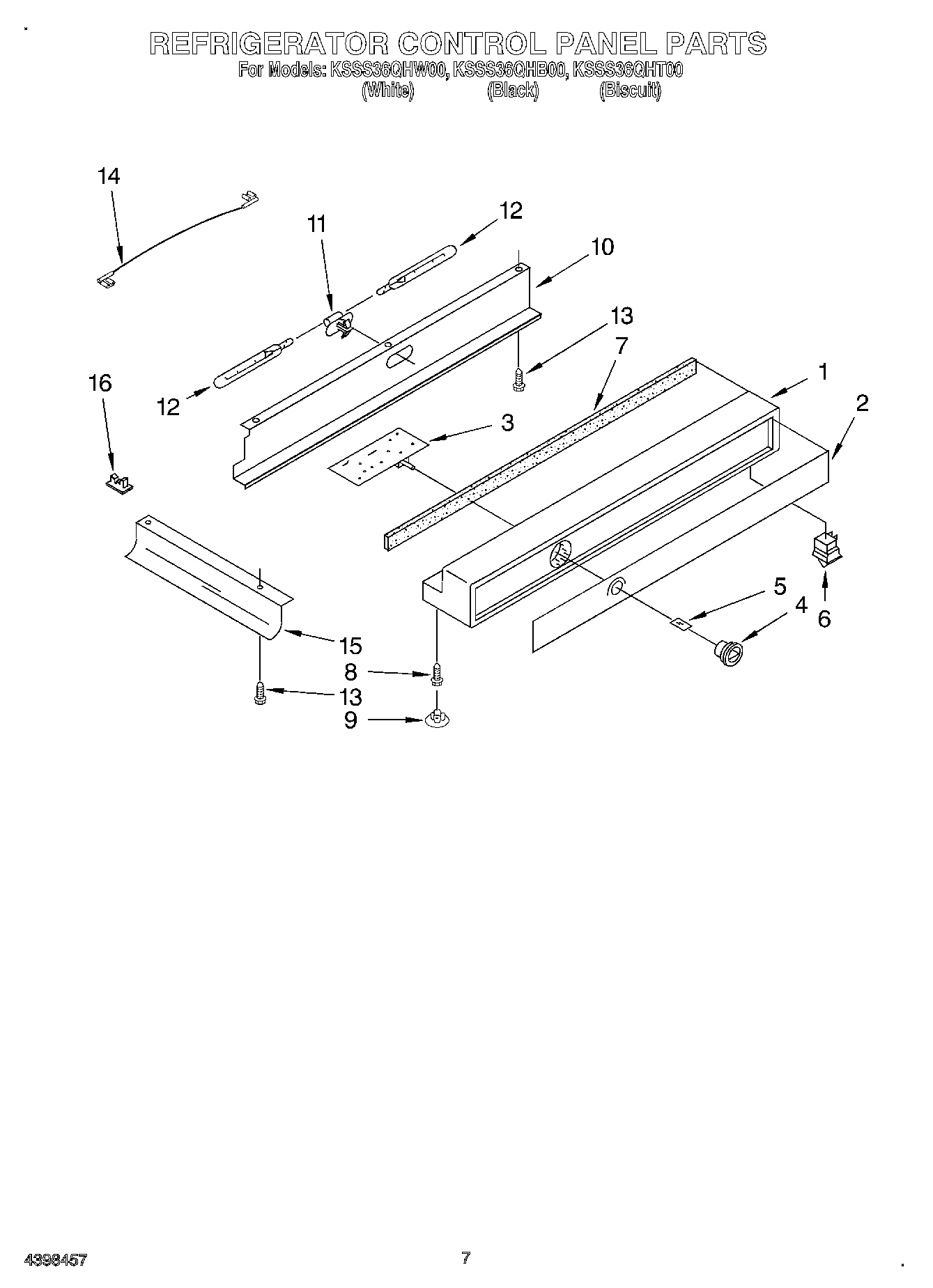 05 - REFRIGERATOR CONTROL PANEL