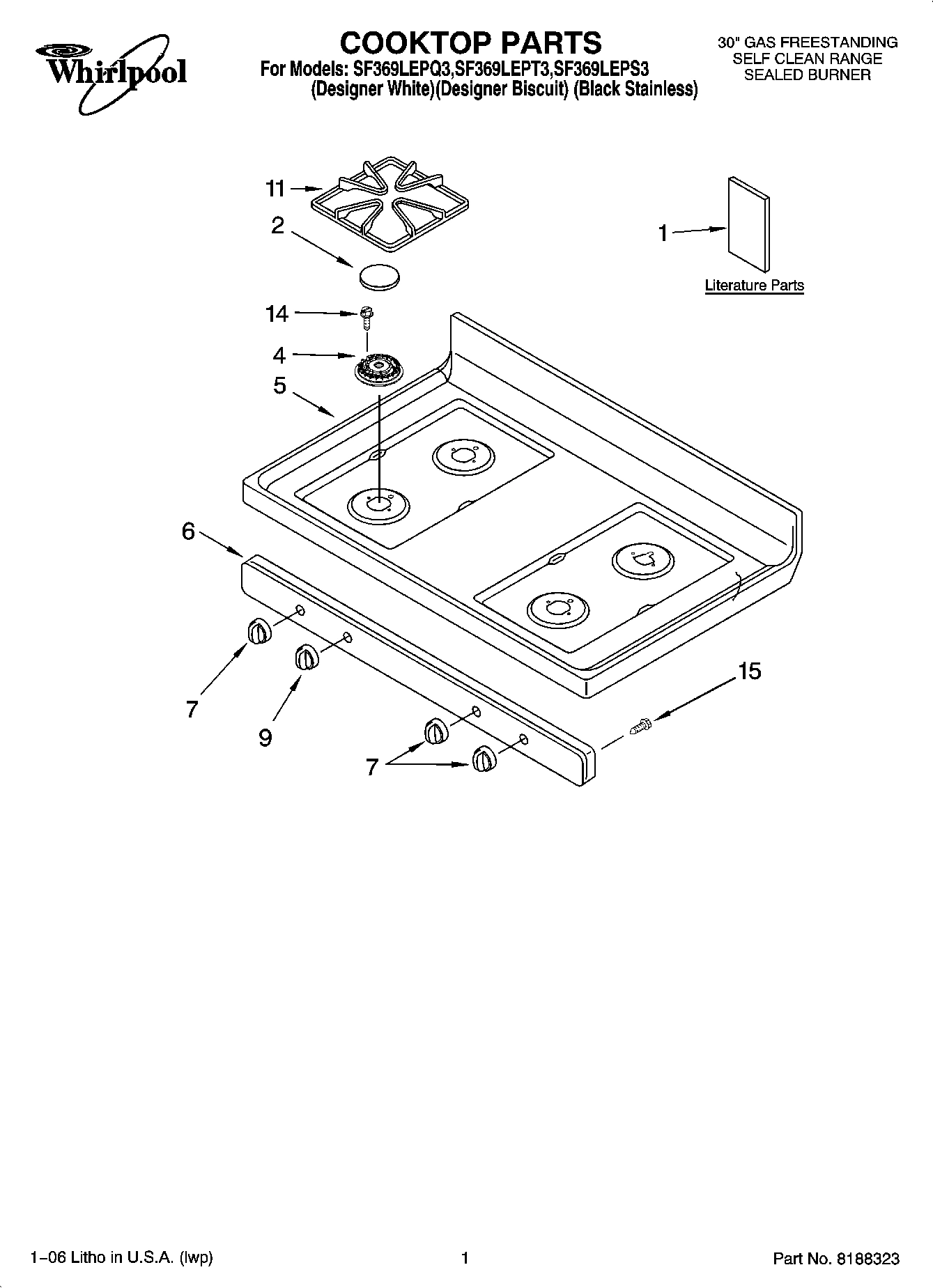 01 - COOKTOP PARTS
