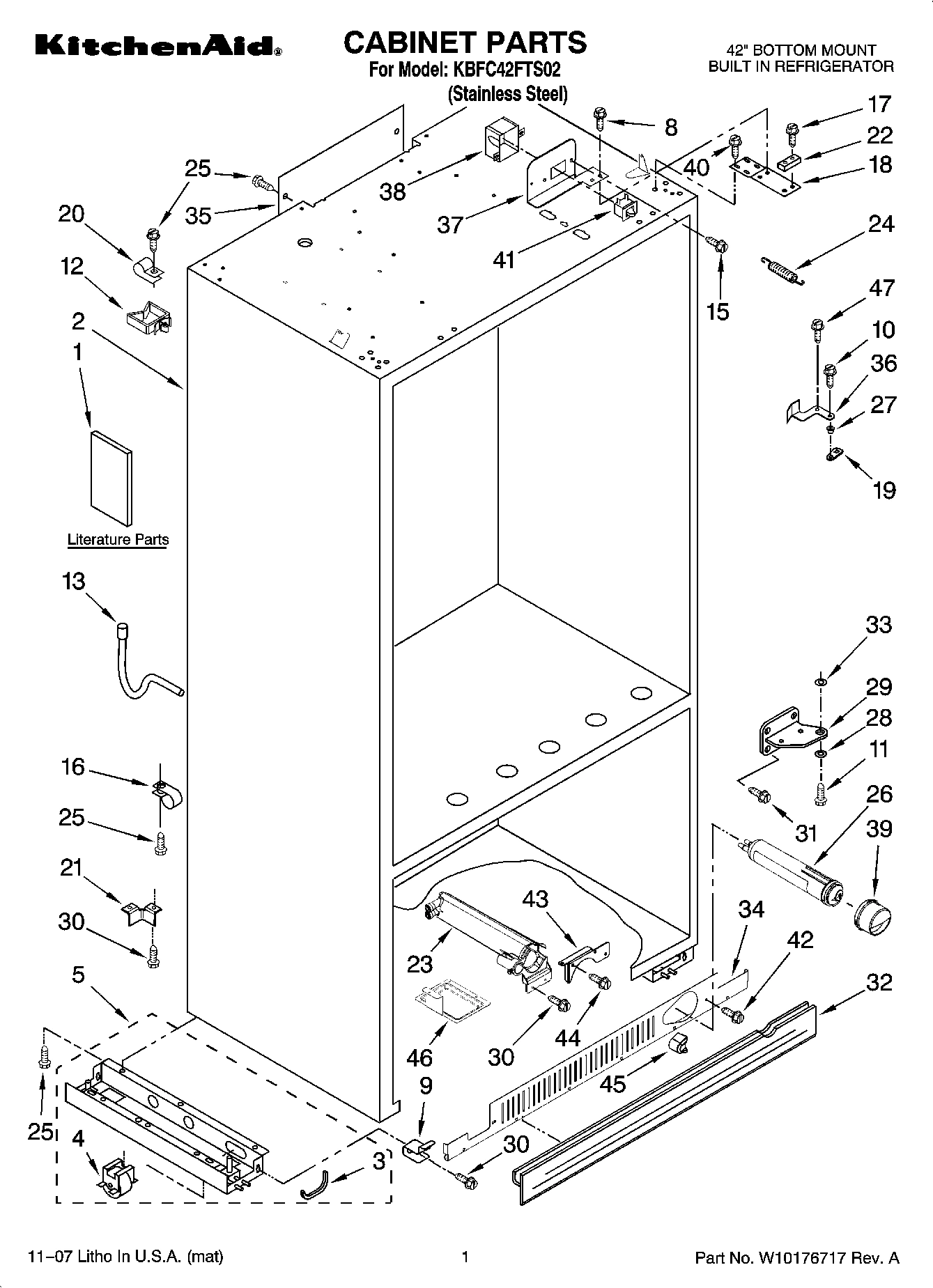 01 - CABINET PARTS