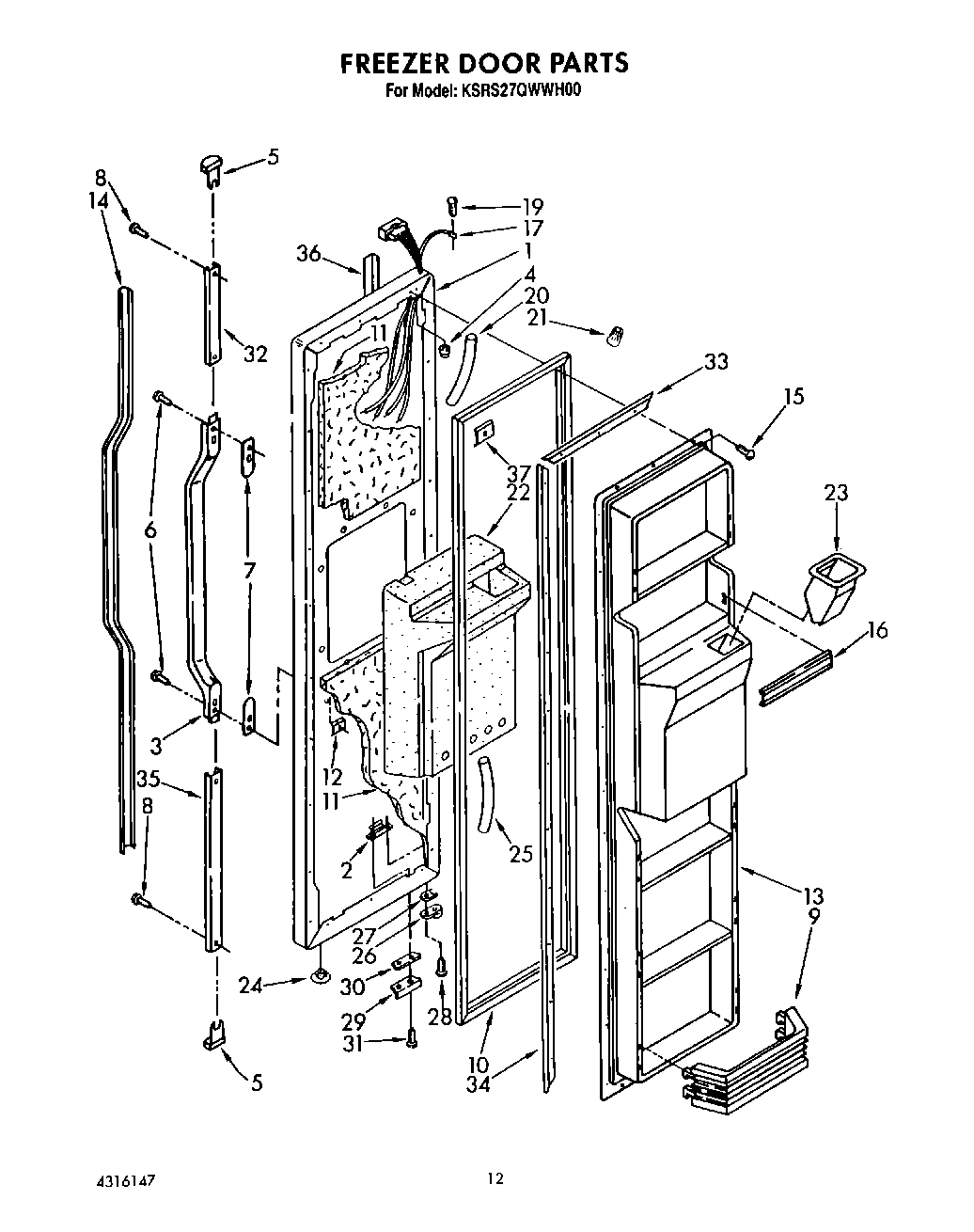 08 - FREEZER DOOR