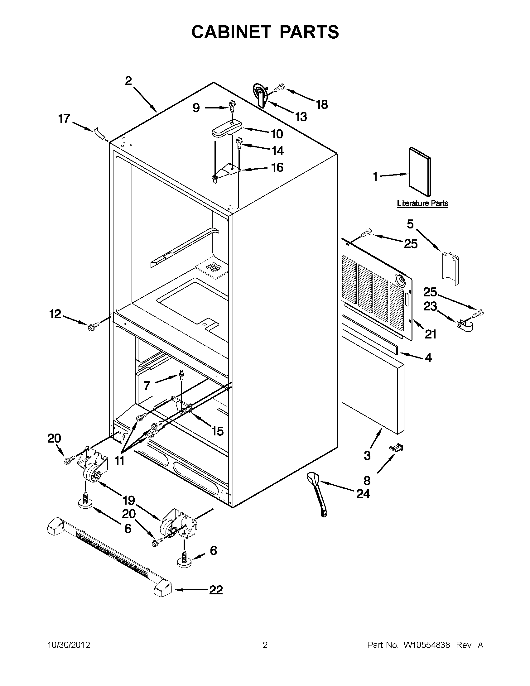 01 - CABINET PARTS