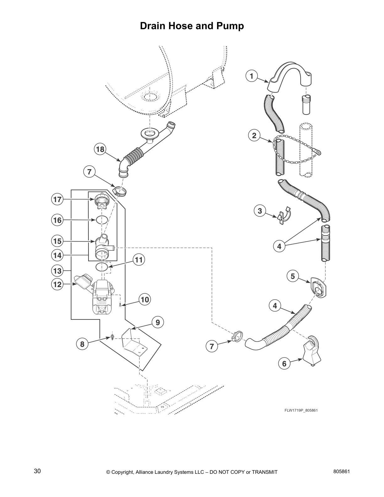 Drain Hose and Pump