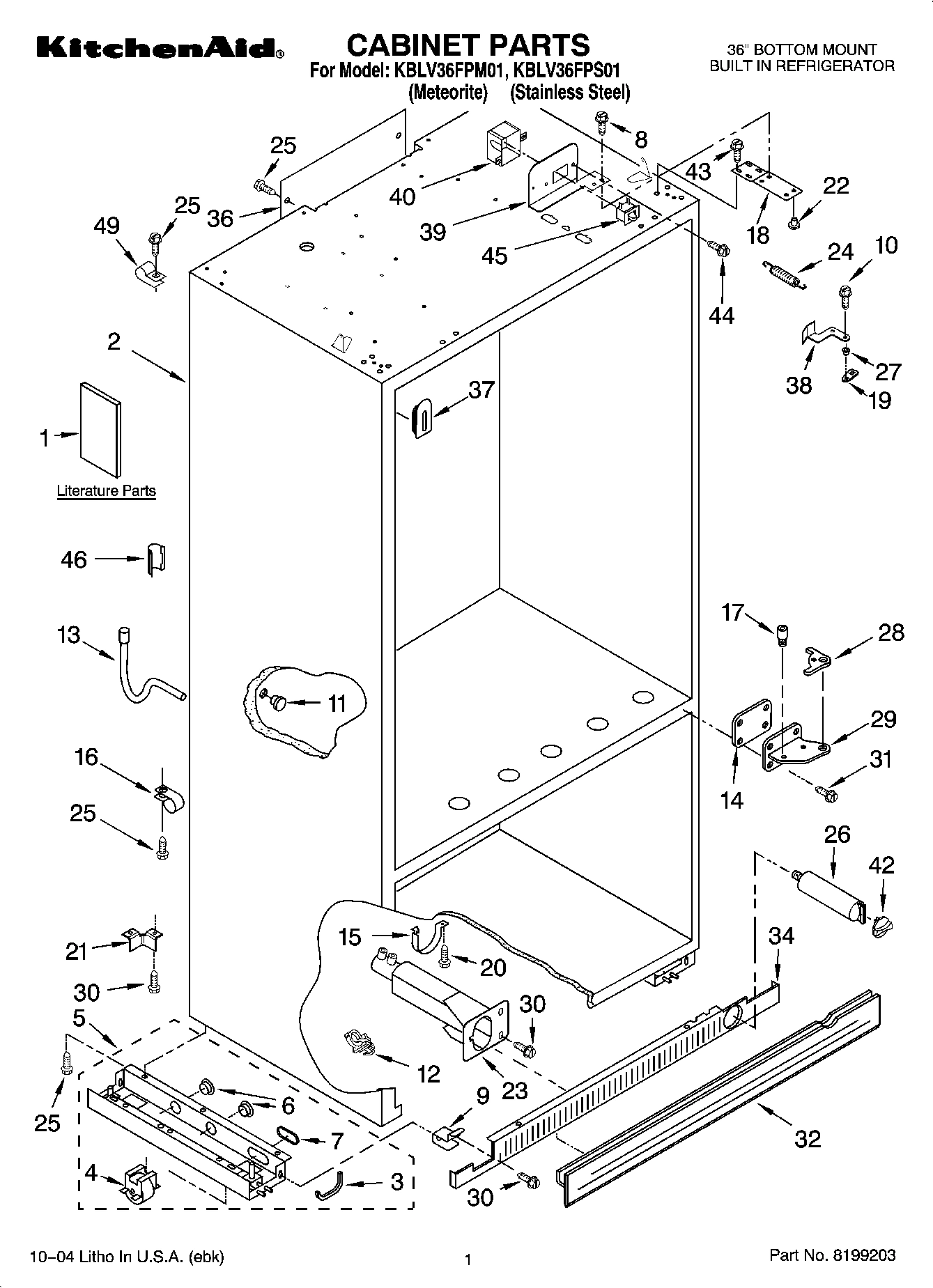 01 - CABINET PARTS