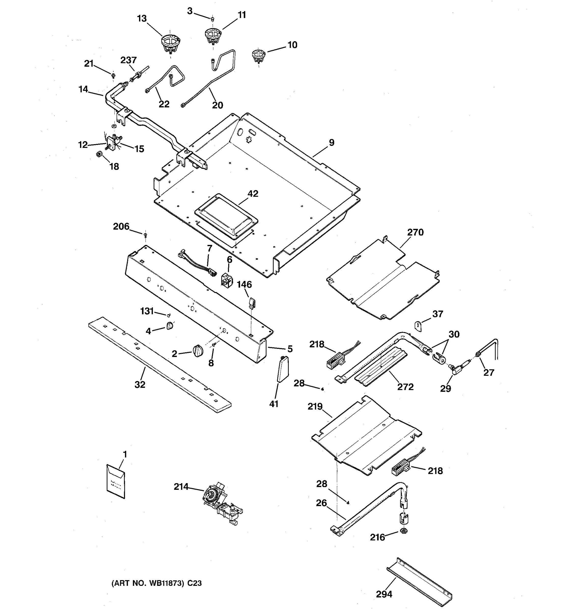 GAS & BURNER PARTS