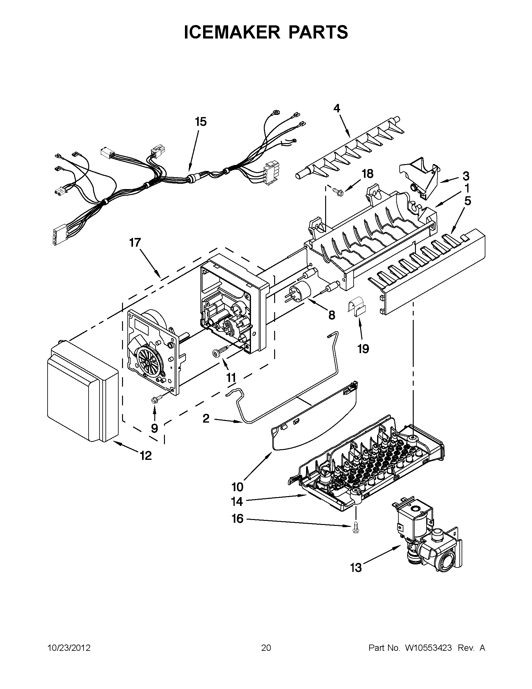10 - ICEMAKER PARTS