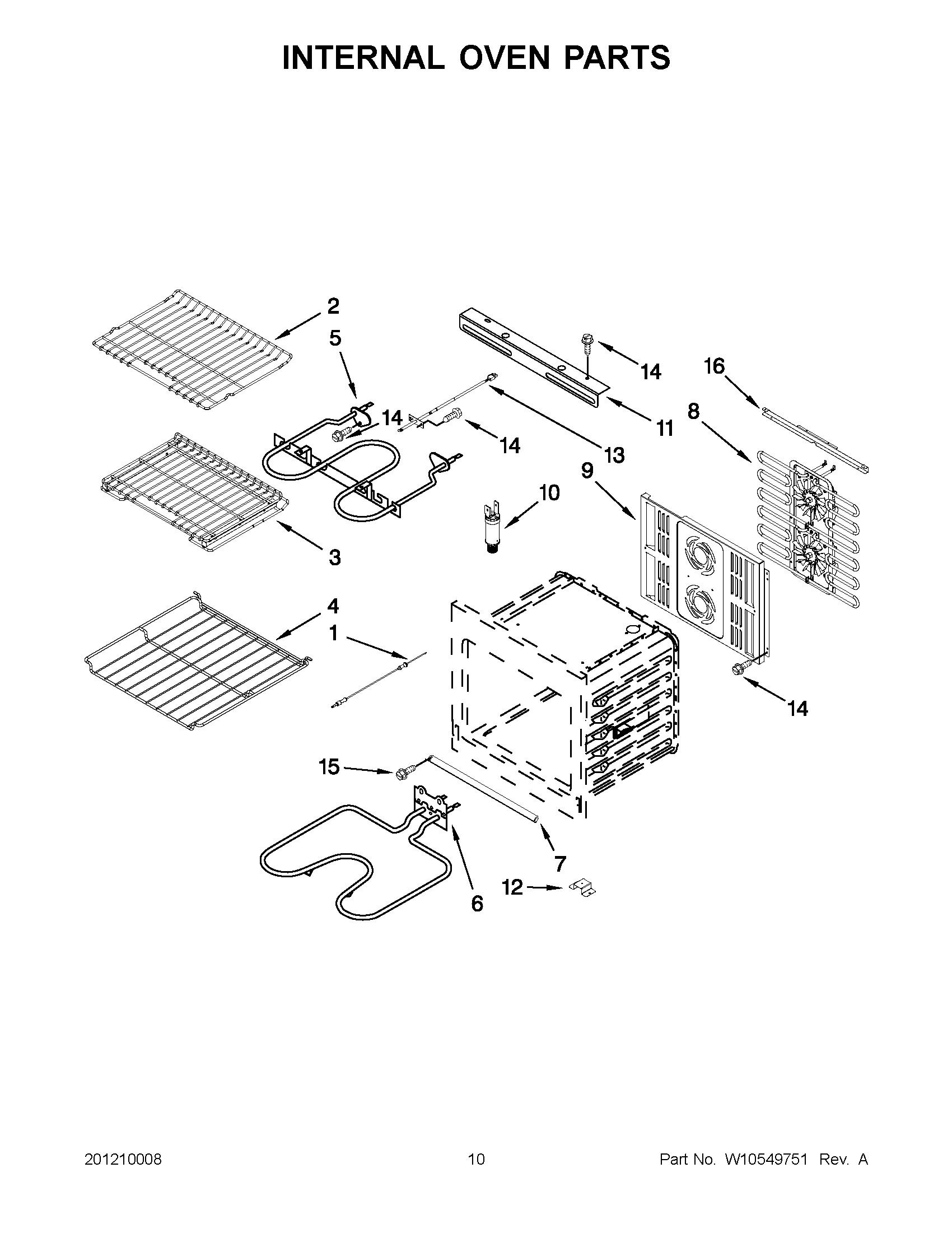 05 - INTERNAL OVEN PARTS