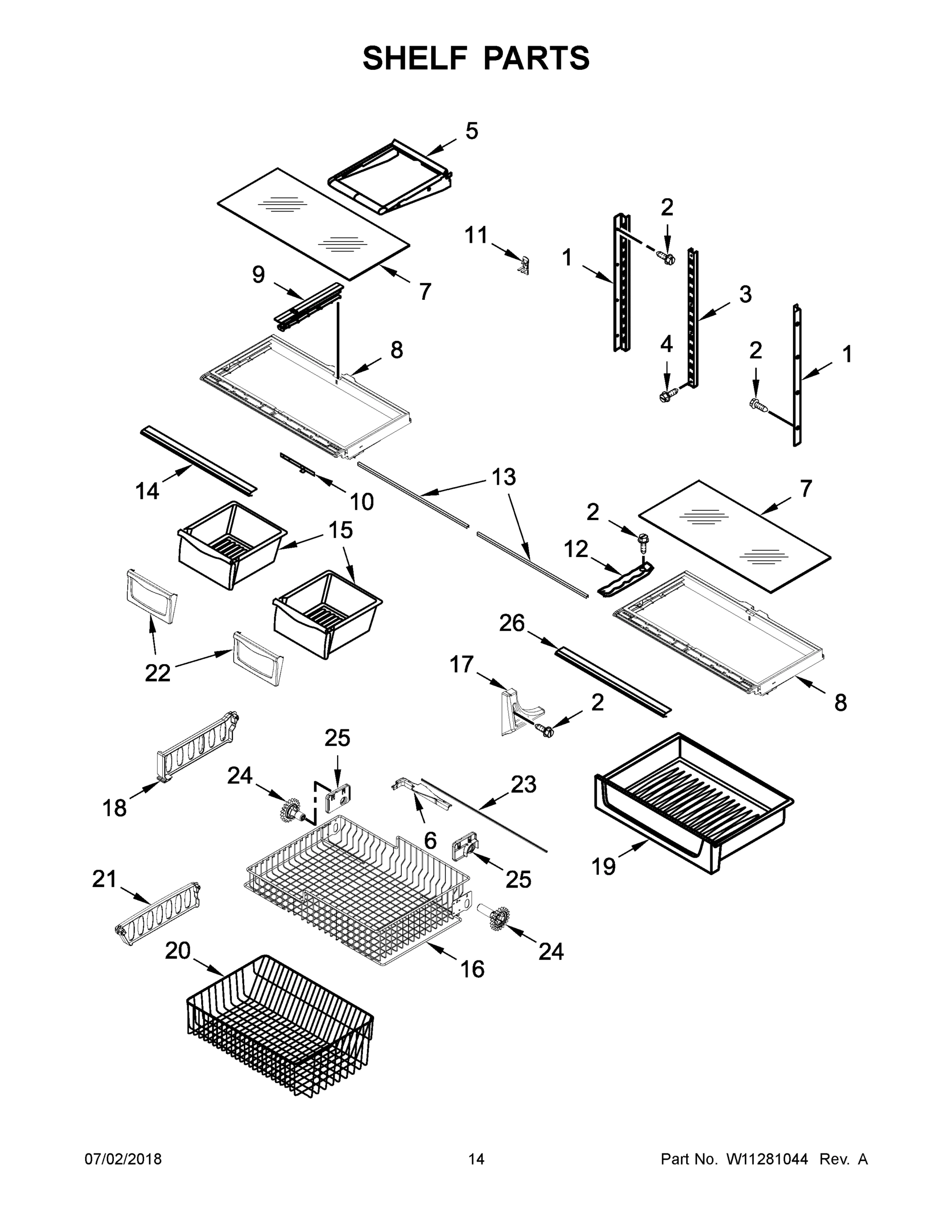 08 - SHELF PARTS