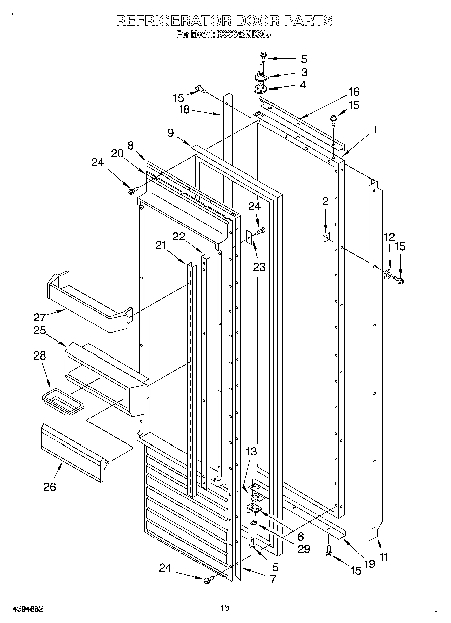 10 - REFRIGERATOR DOOR