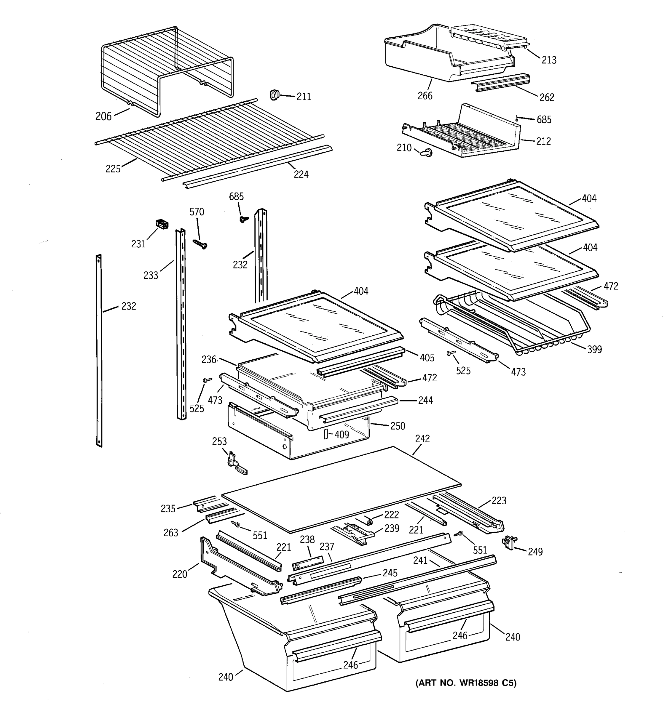 SHELF PARTS