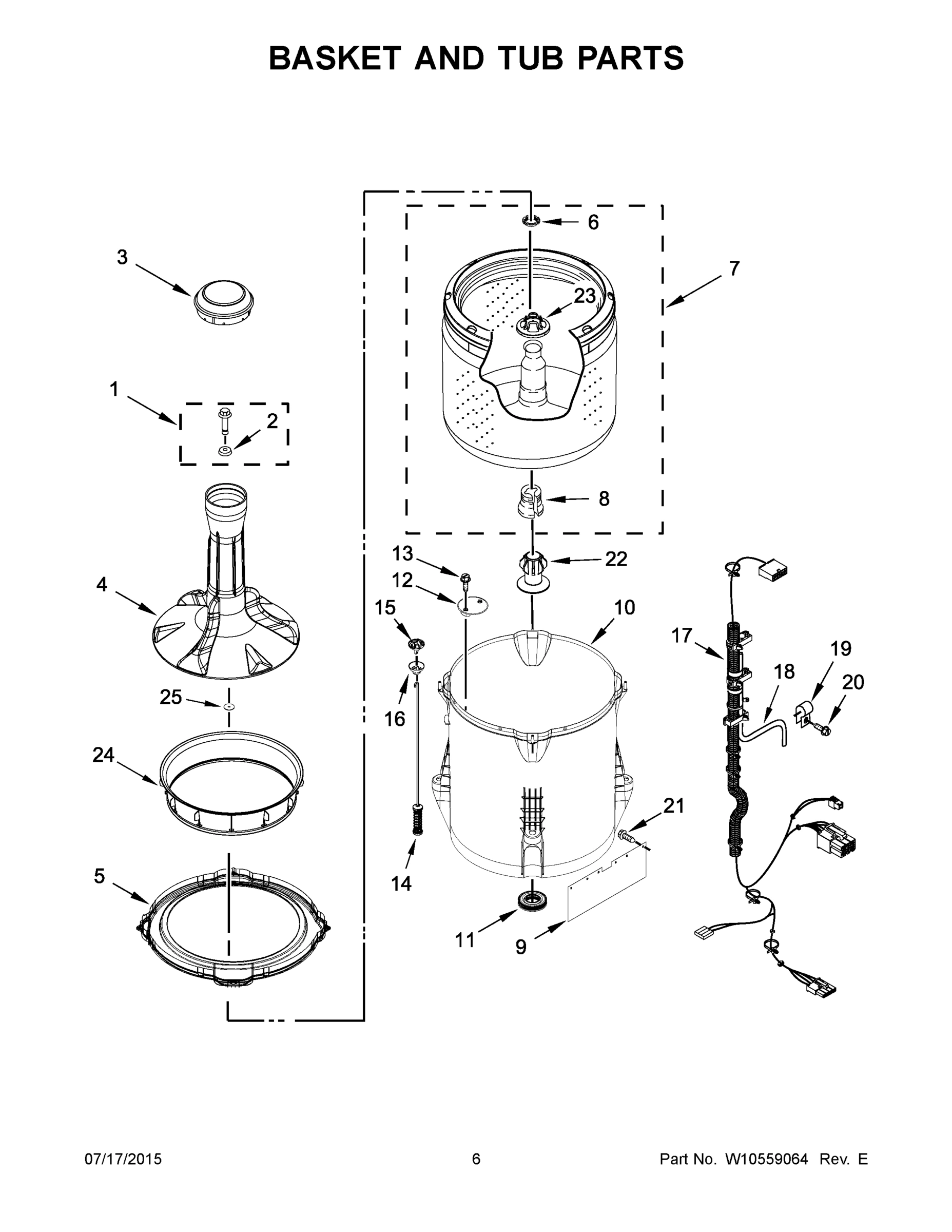04 - BASKET AND TUB PARTS