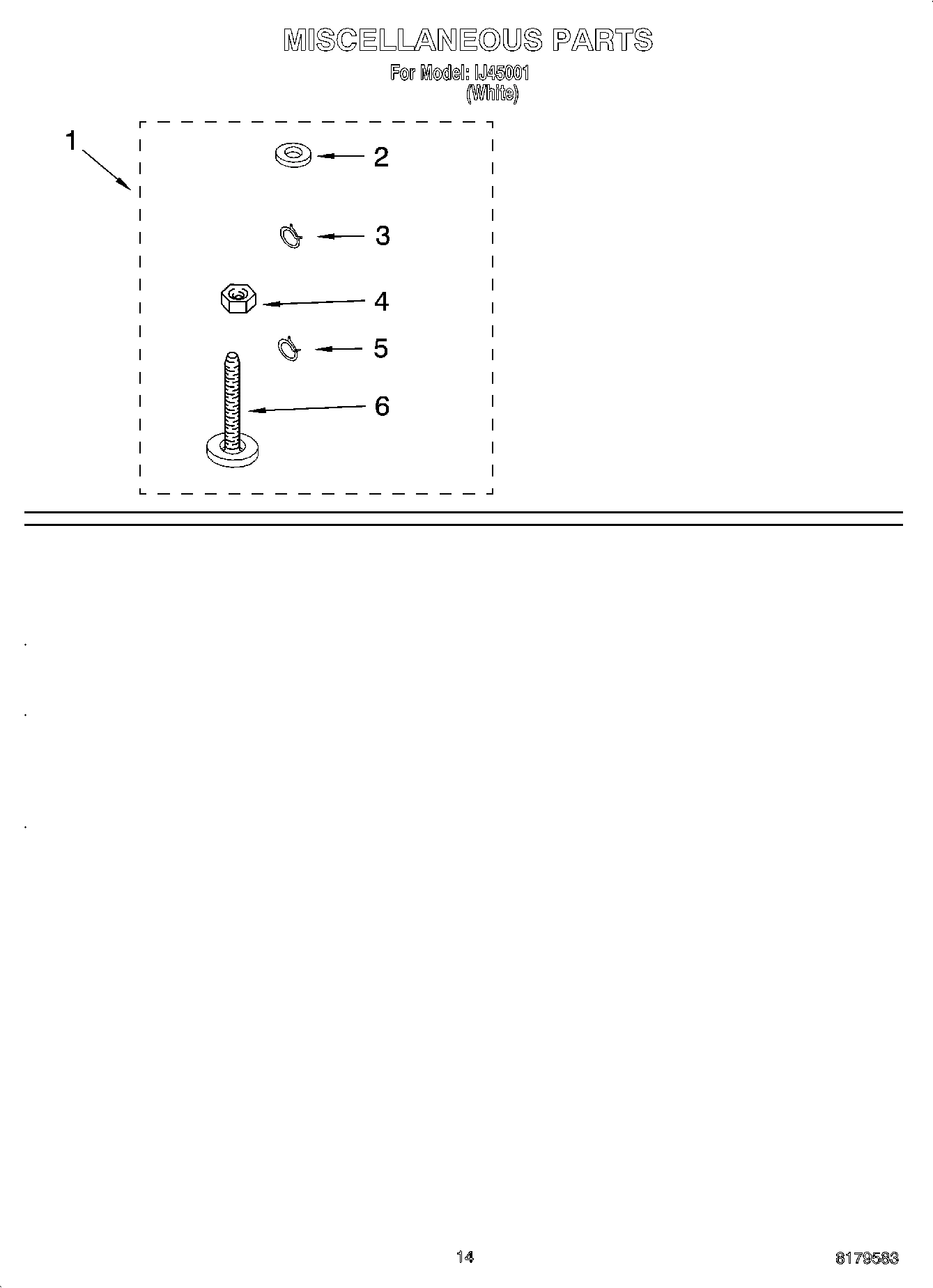 10 - MISCELLANEOUS PARTS, OPTIONAL PARTS (NOT INCLUDED)