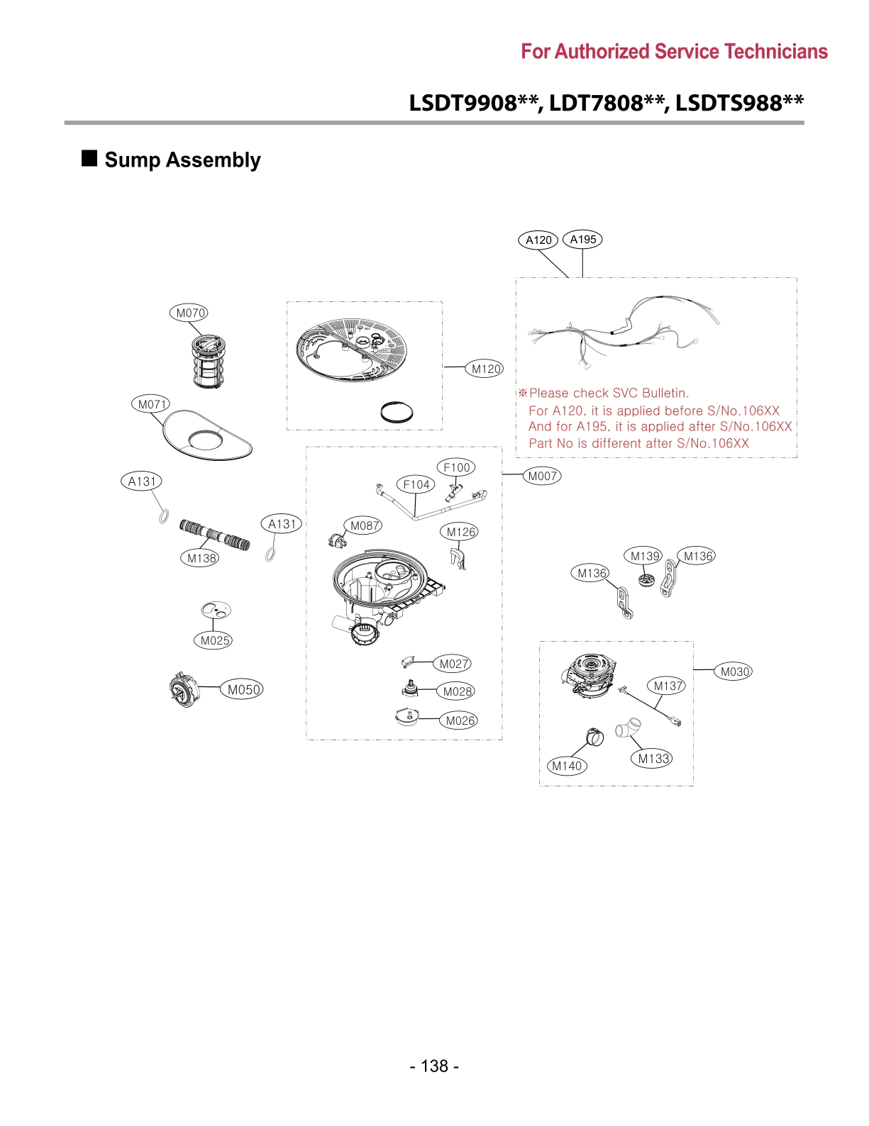 SUMP ASSEMBLY