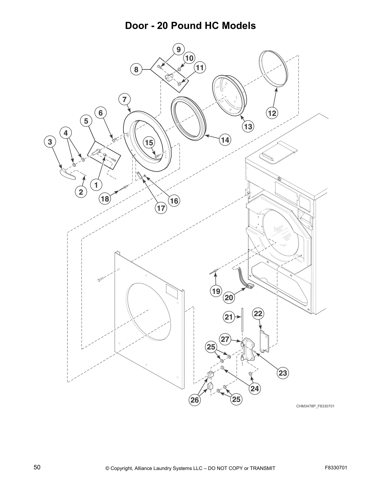 Door - 20 Pound HC Models