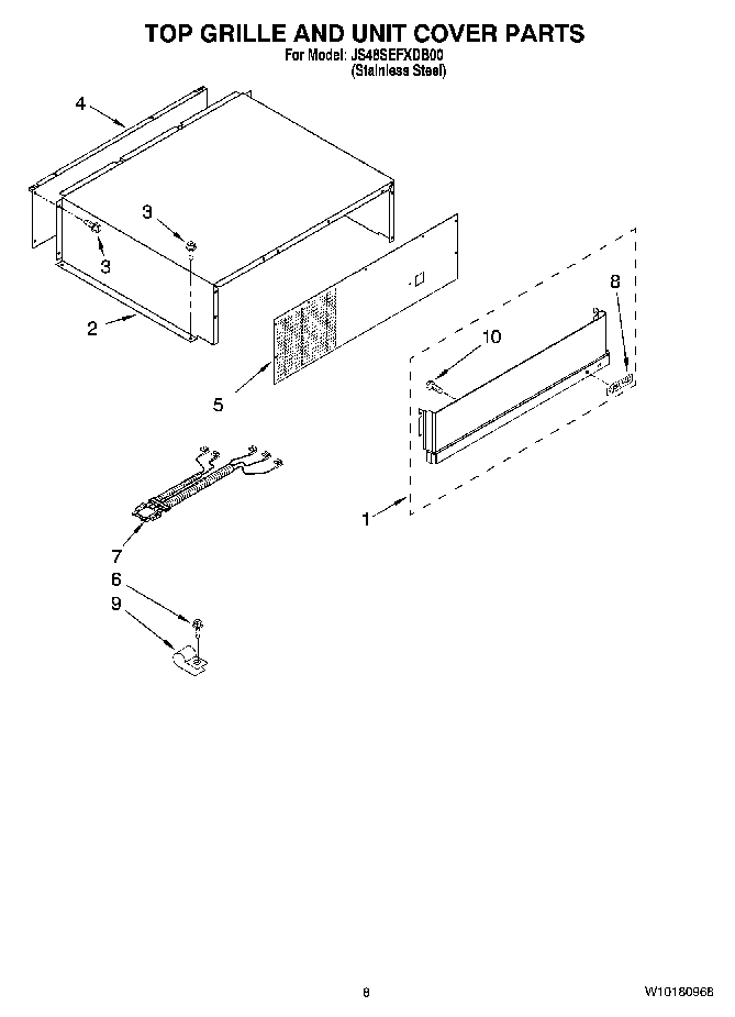 06 - TOP GRILLE AND UNIT COVER PARTS