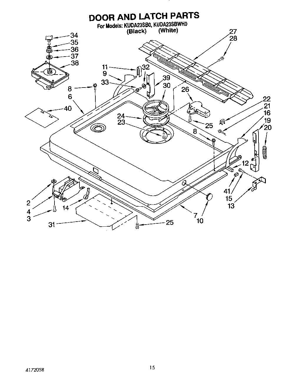 12 - DOOR AND LATCH