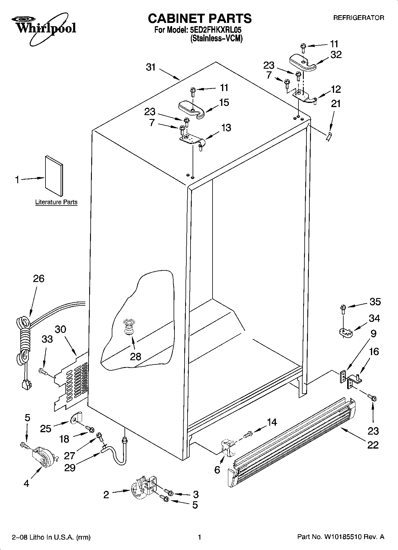 01 - CABINET PARTS