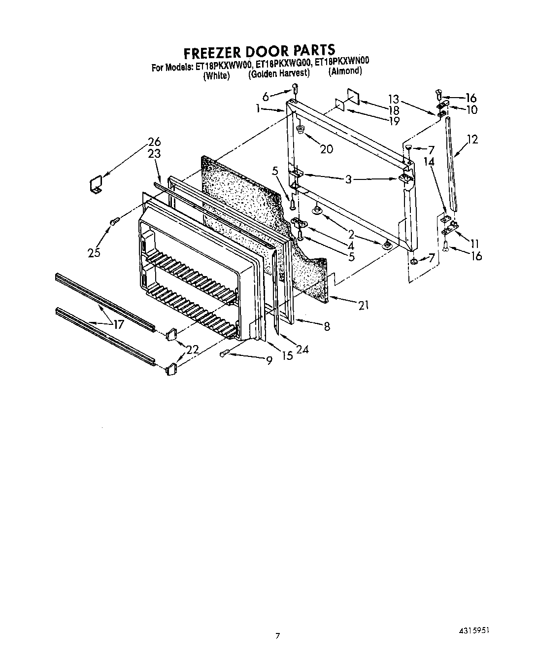 05 - FREEZER DOOR