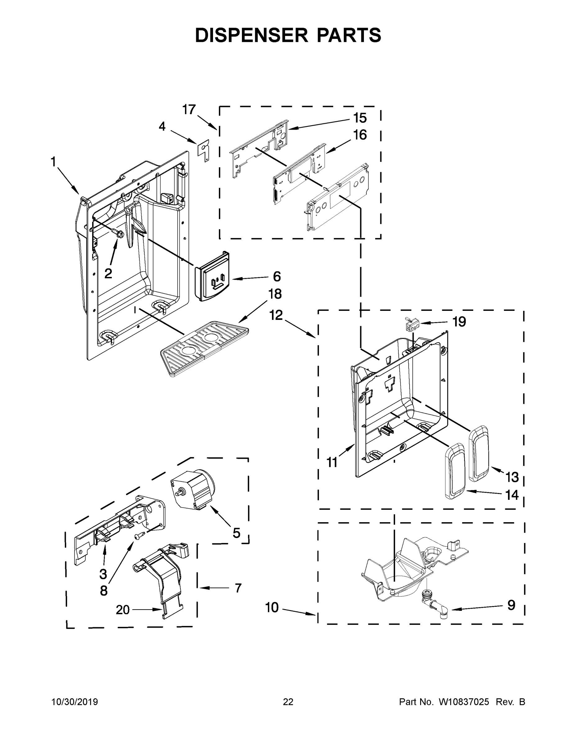 12 - DISPENSER PARTS