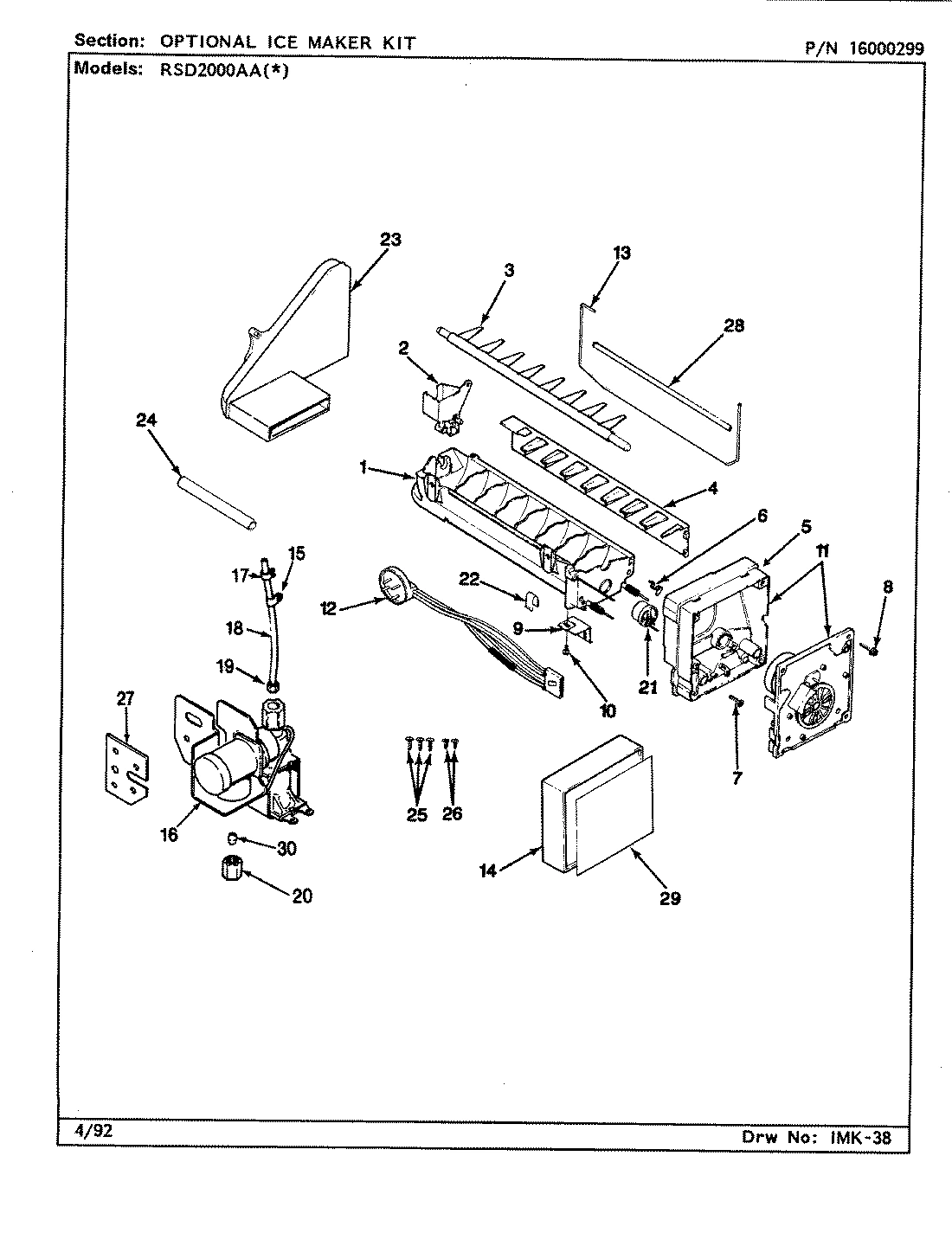 07 - ICE MAKER KIT (RAE3100AAX)