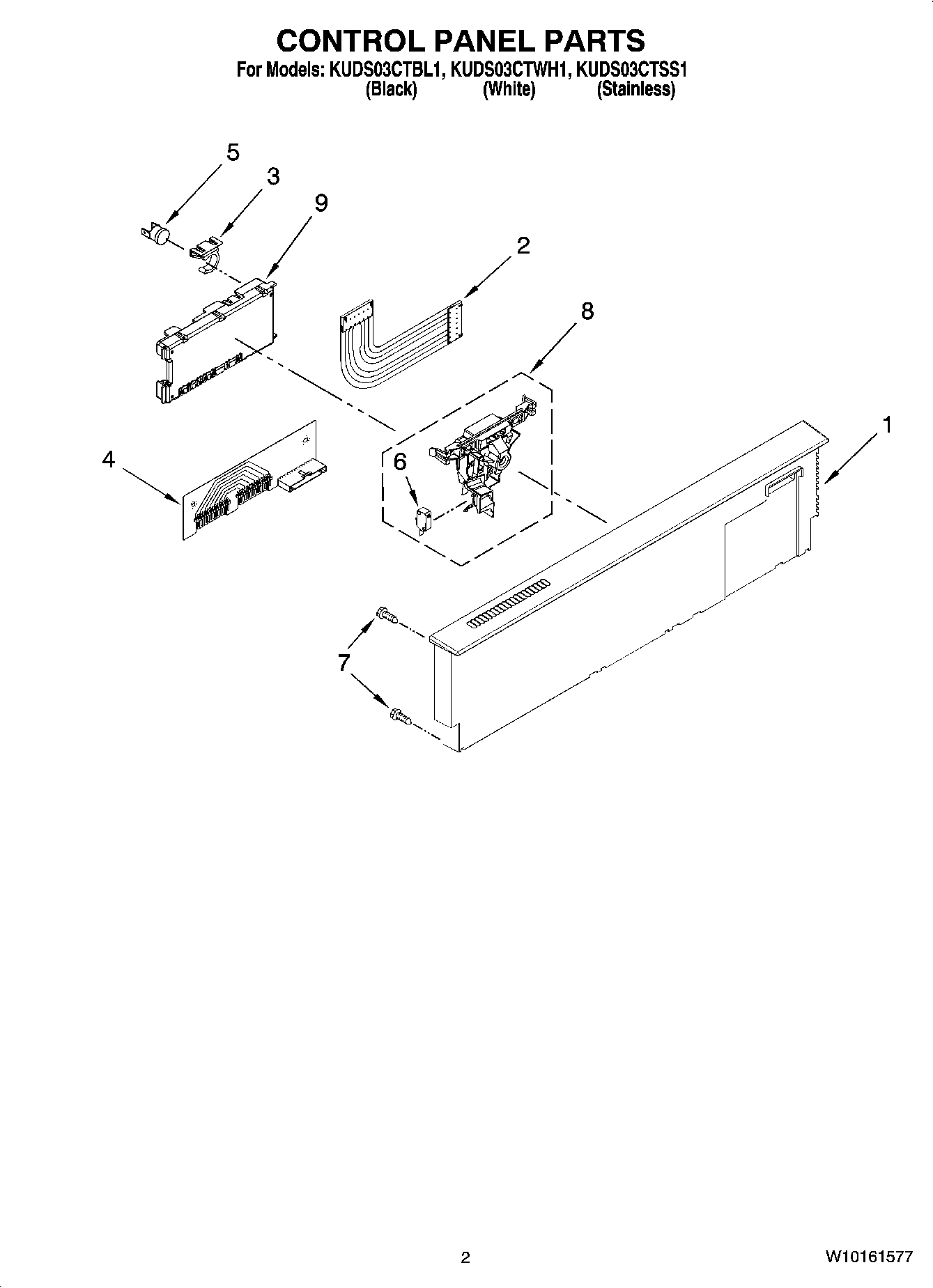 02 - CONTROL PANEL PARTS