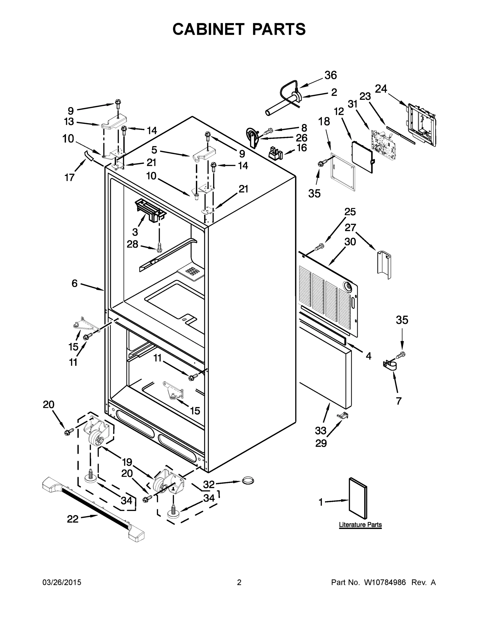 02 - CABINET PARTS