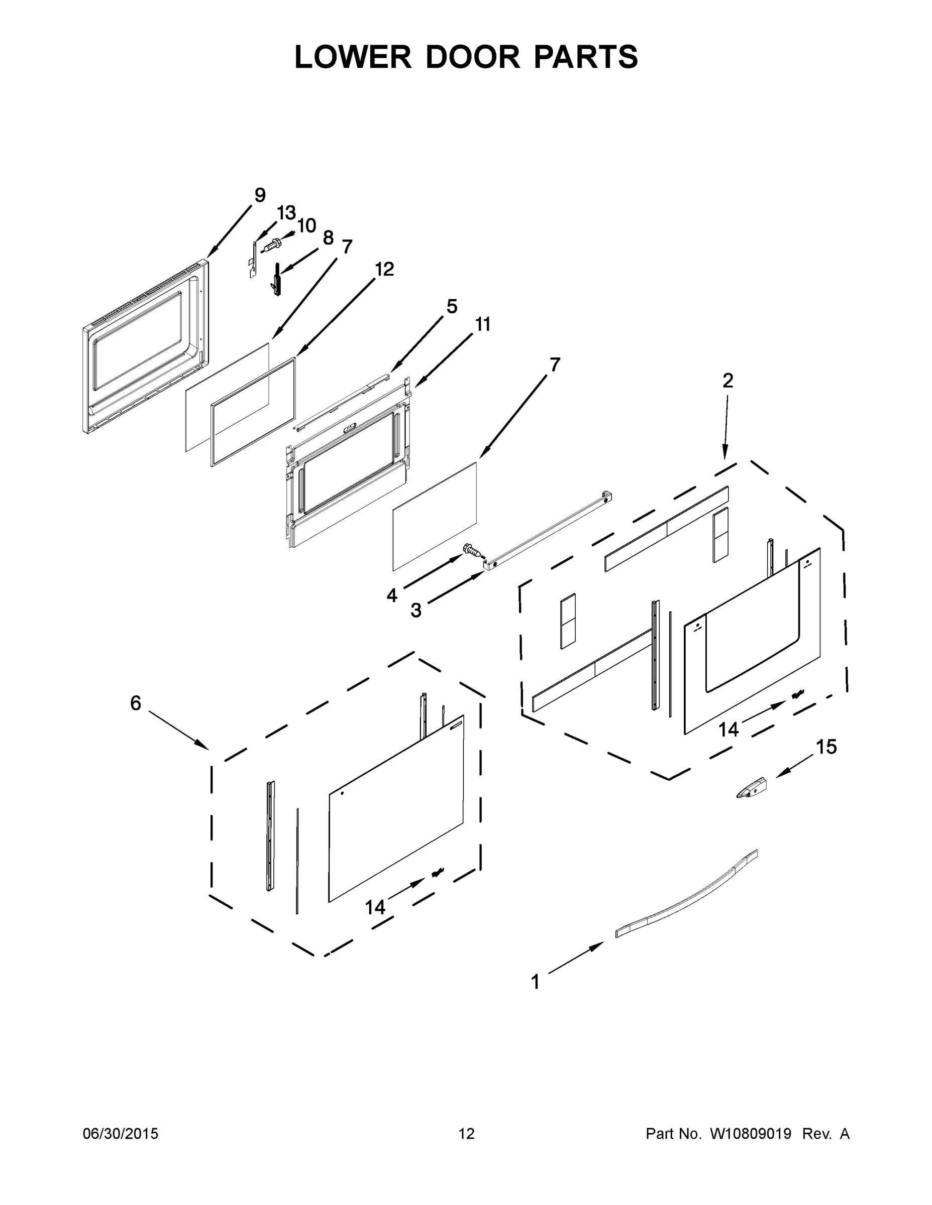 07 - LOWER DOOR PARTS