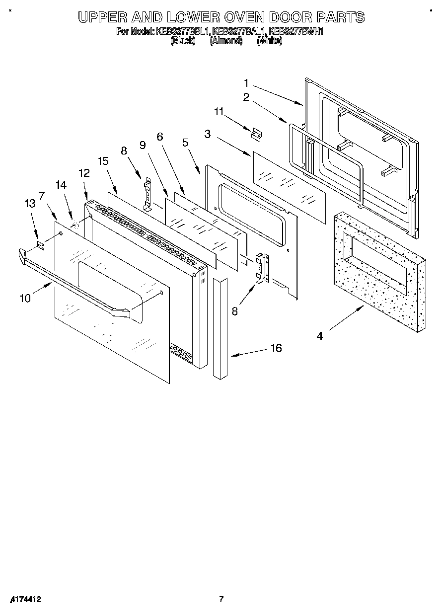 05 - UPPER AND LOWER OVEN DOOR