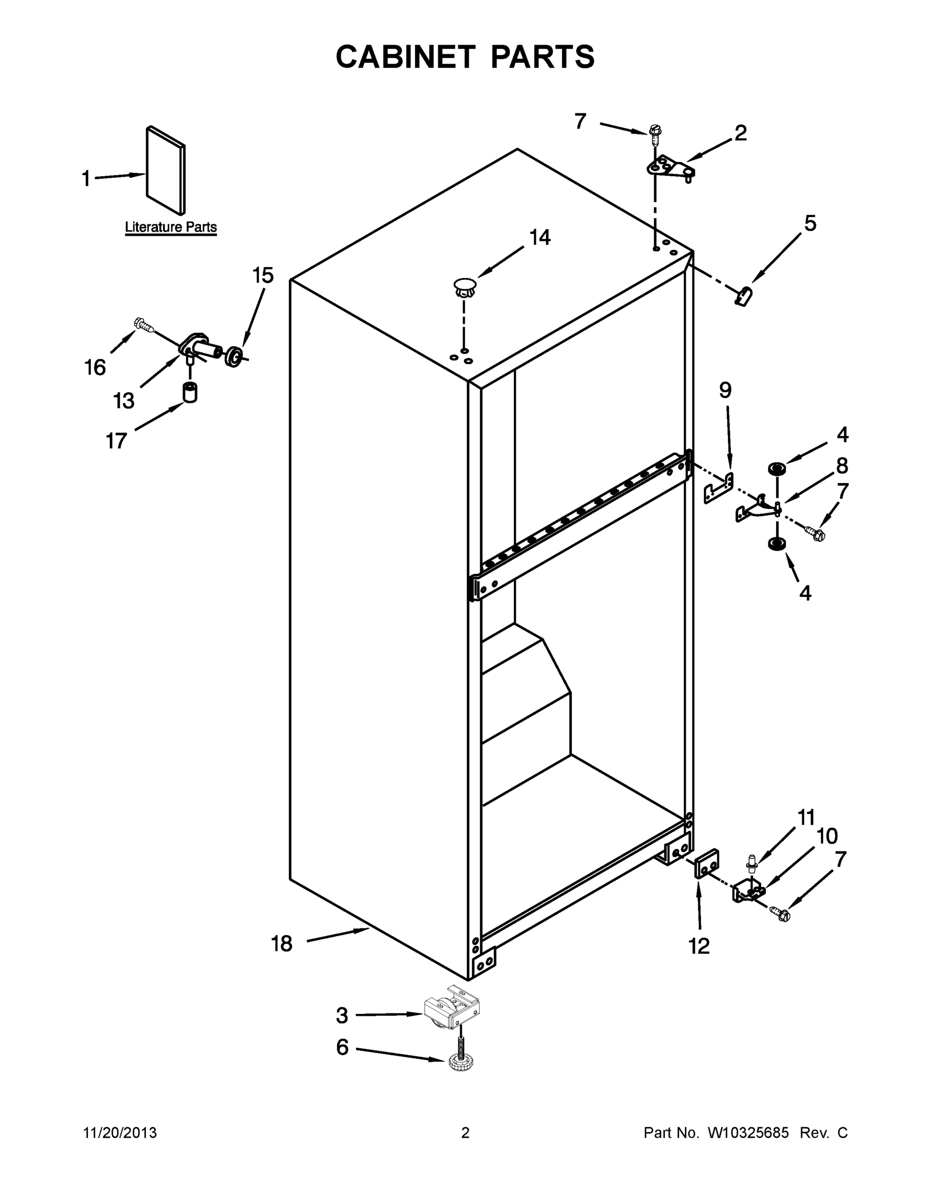 02 - CABINET PARTS