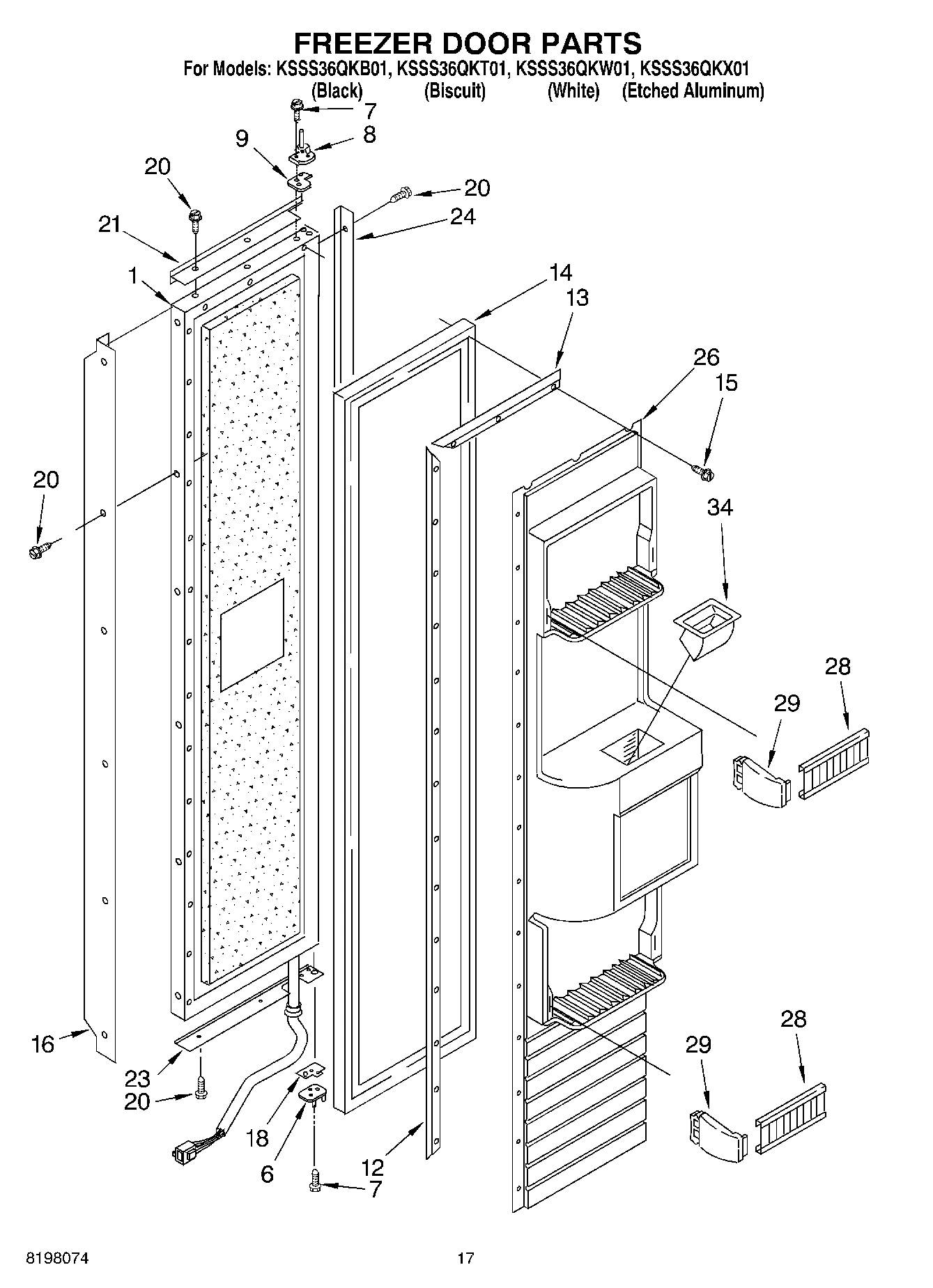 11 - FREEZER DOOR