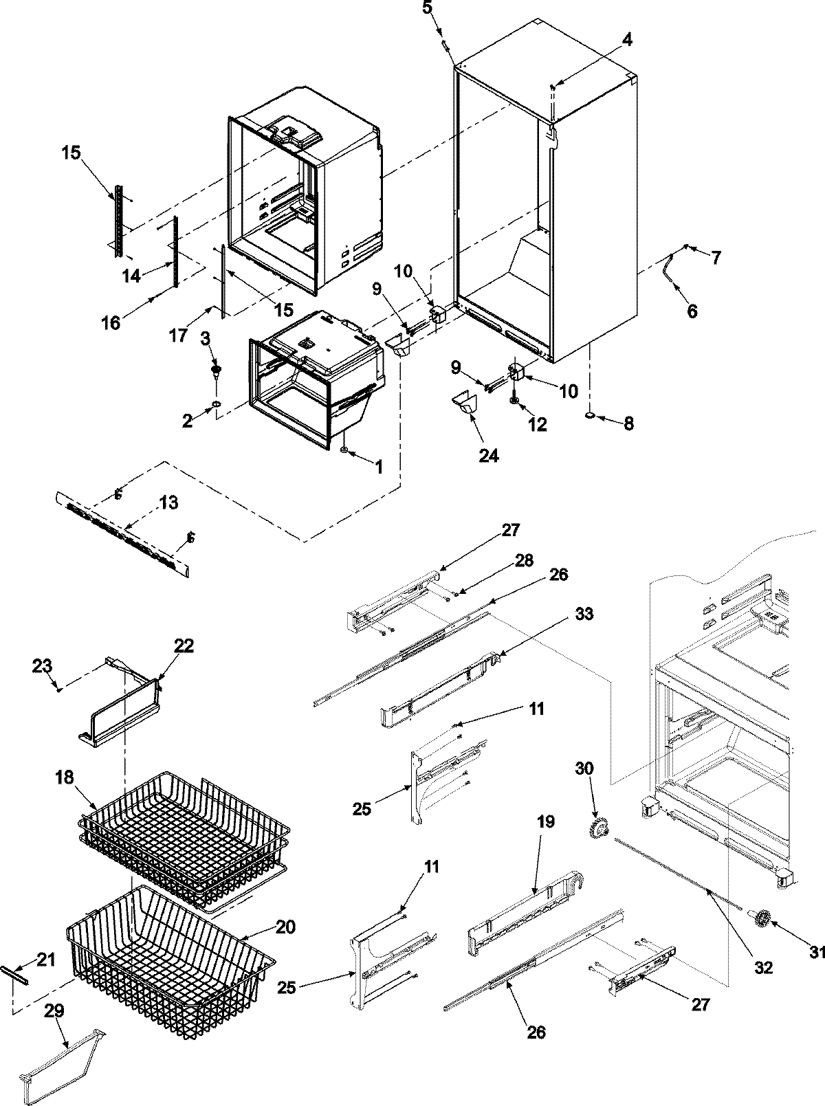 07 - INTERIOR CABINET & FREEZER SHELVING