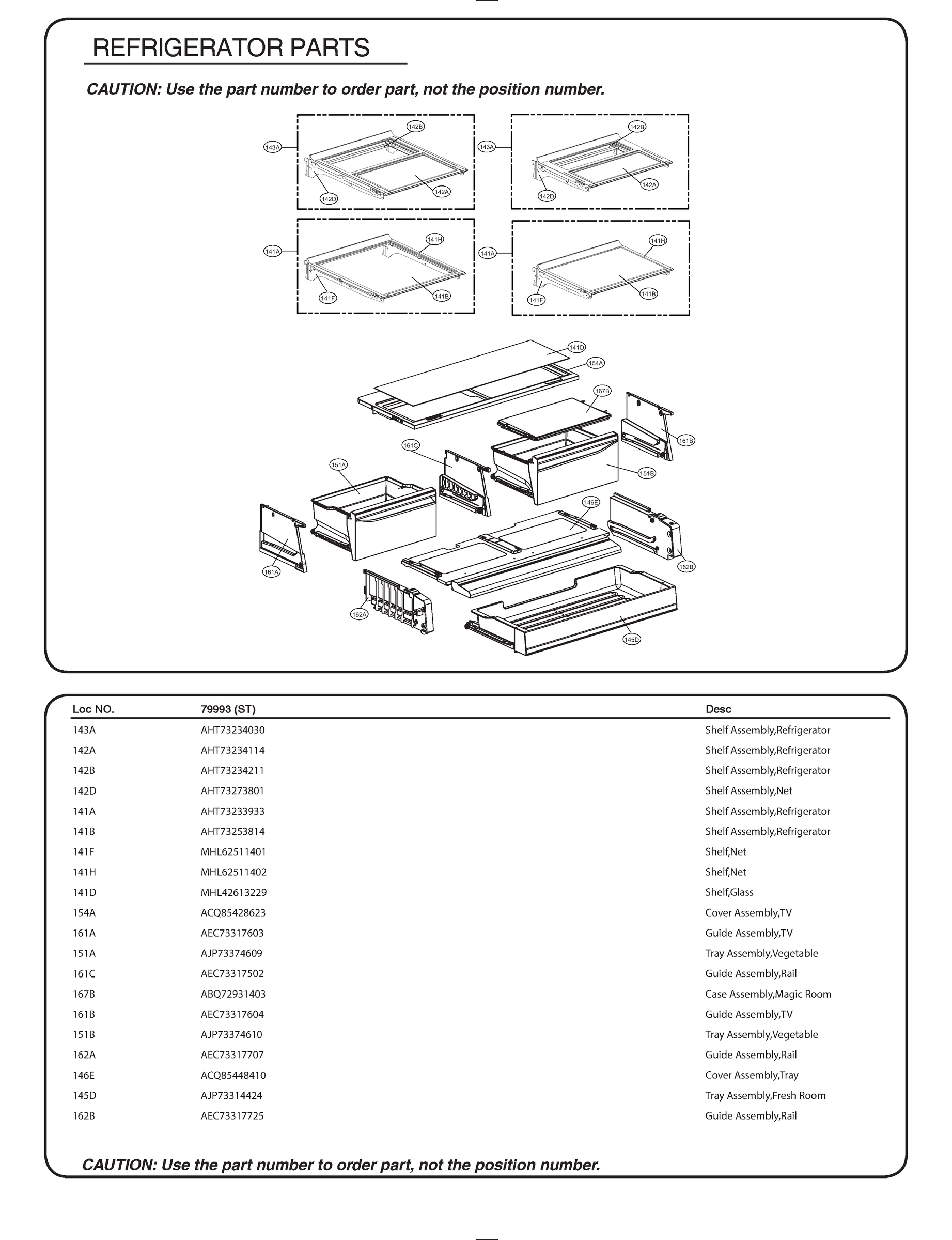 REFRIGERATOR PARTS