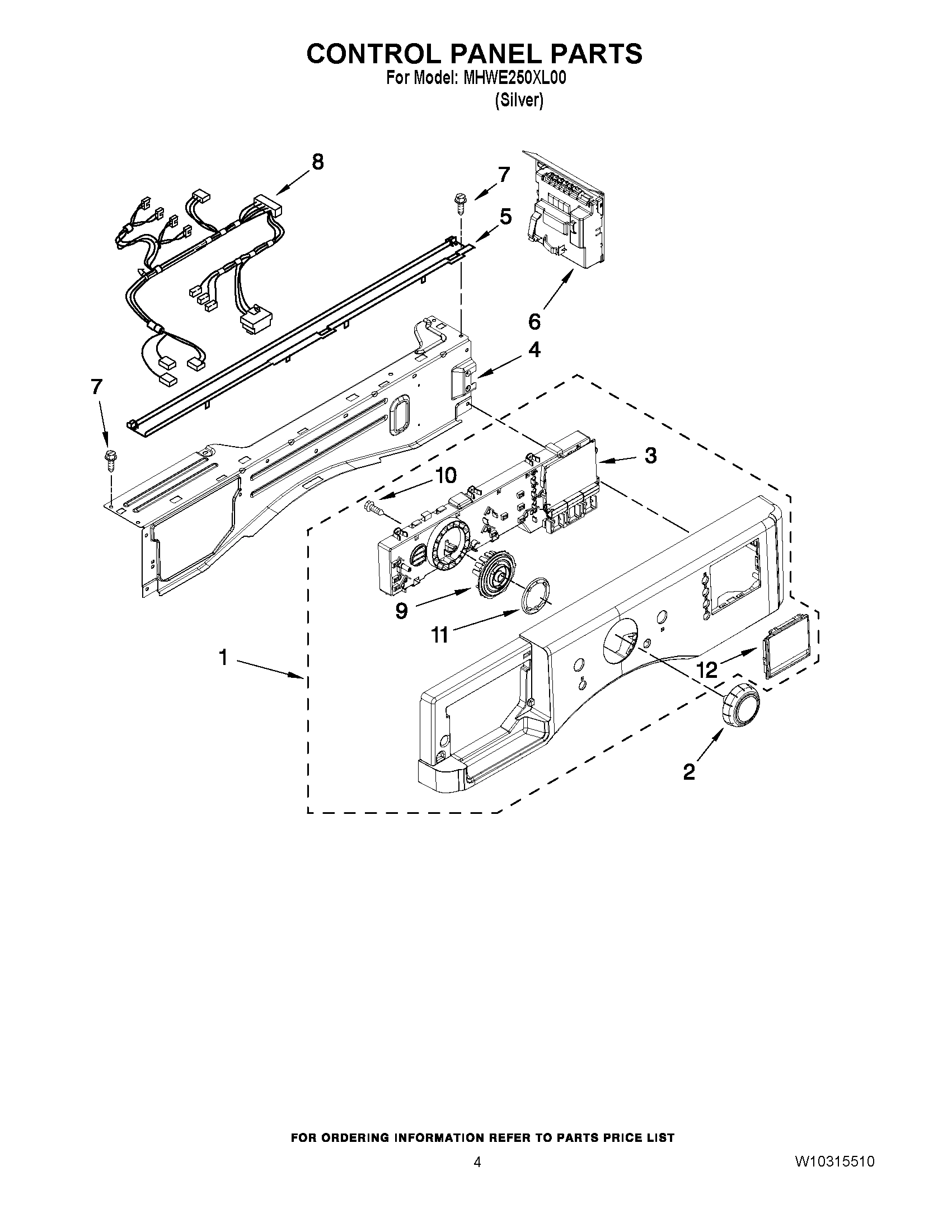 03 - CONTROL PANEL PARTS