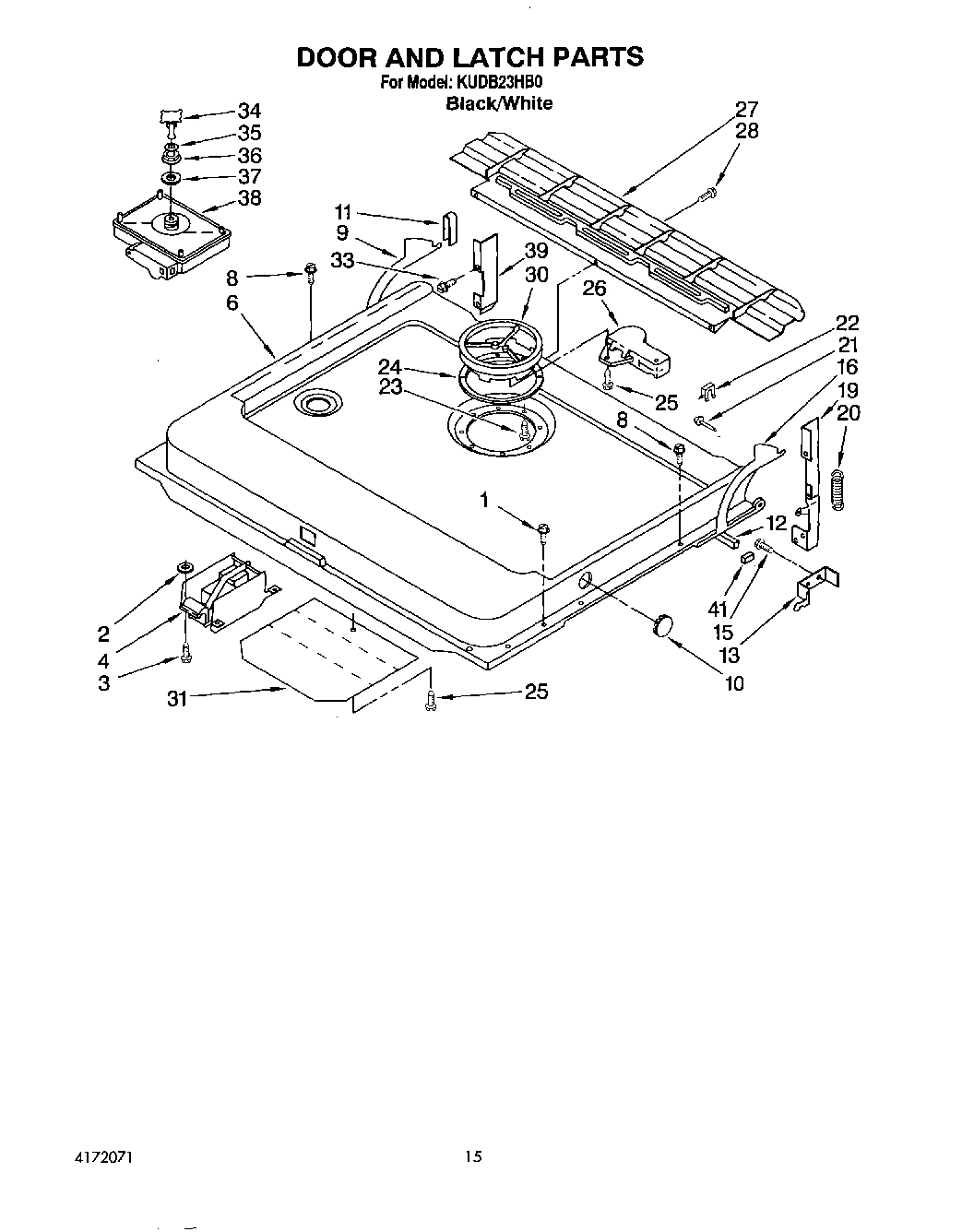 12 - DOOR AND LATCH
