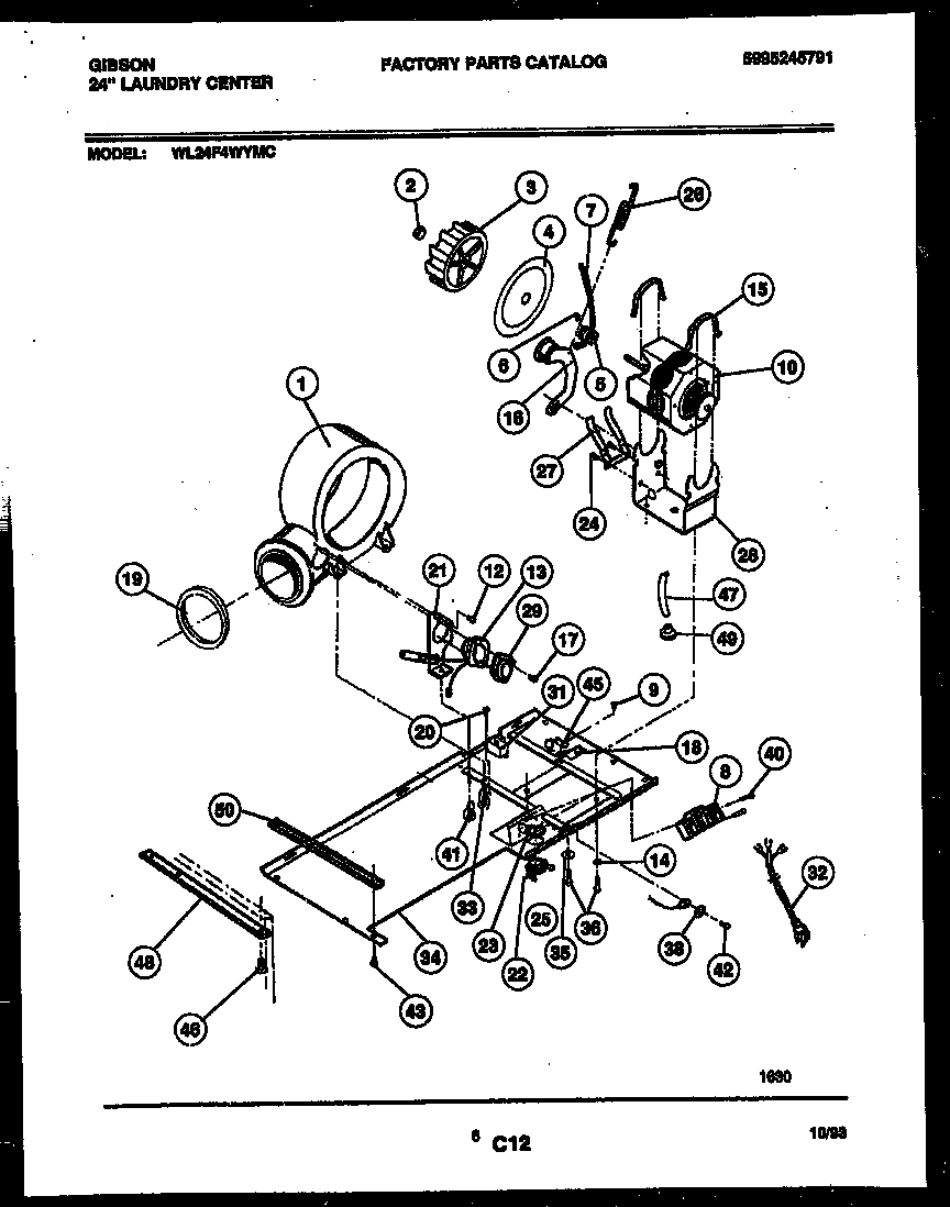 04 - BLOWER, IDLER ARM CLUTCH AND MOTOR