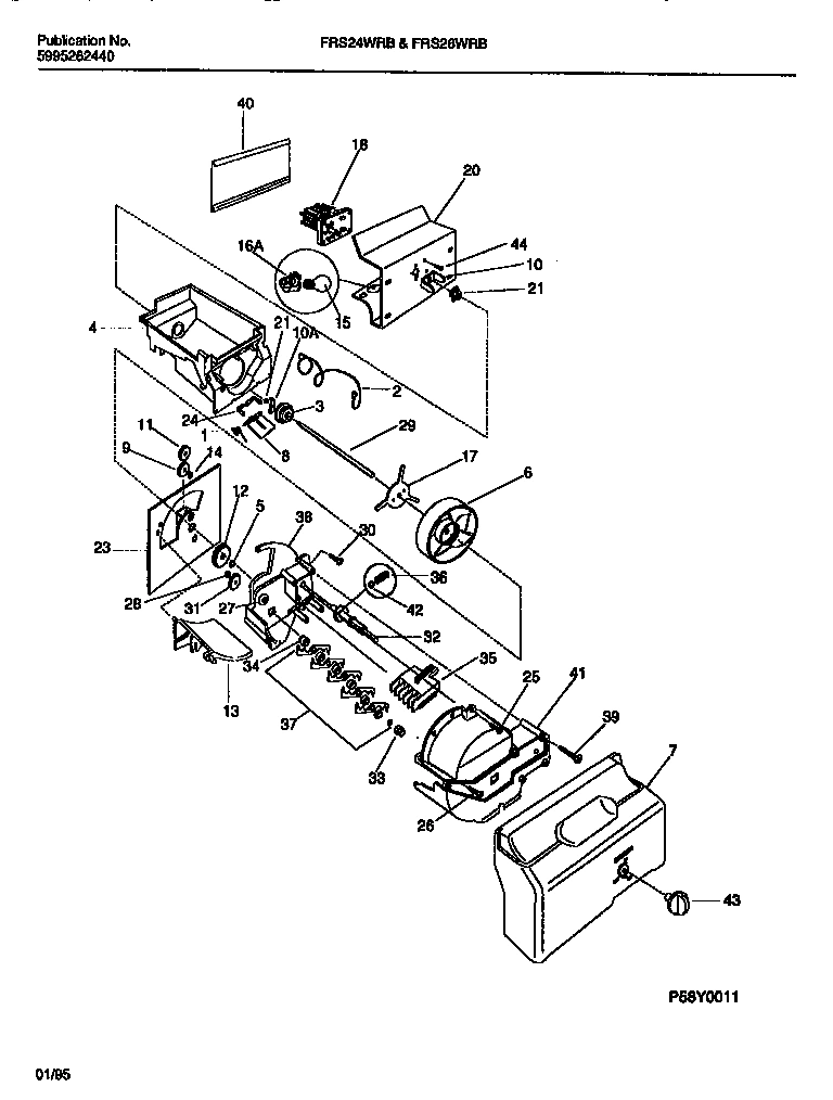 10 - ICE CONTAINER & DISPENSER DRIVE