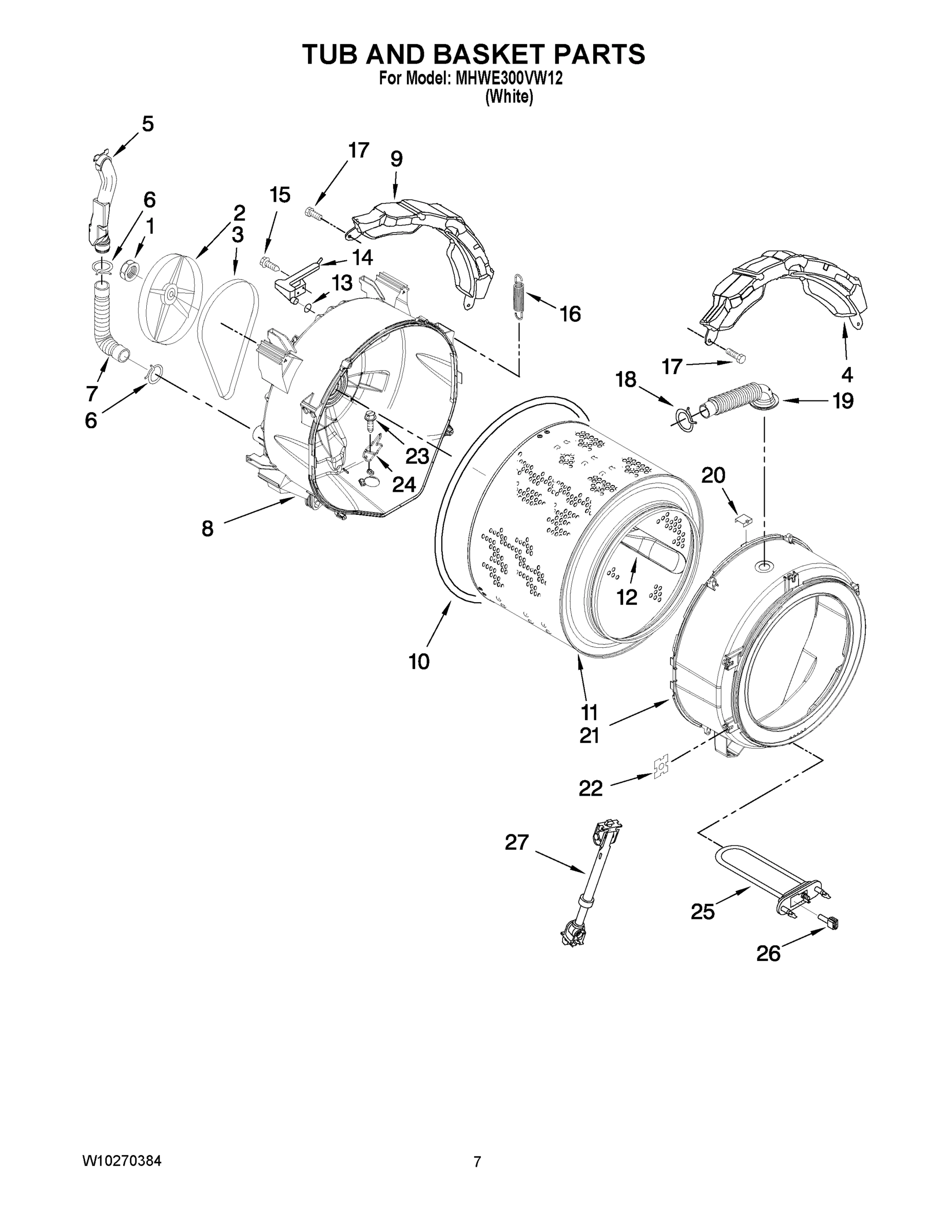 05 - TUB AND BASKET PARTS